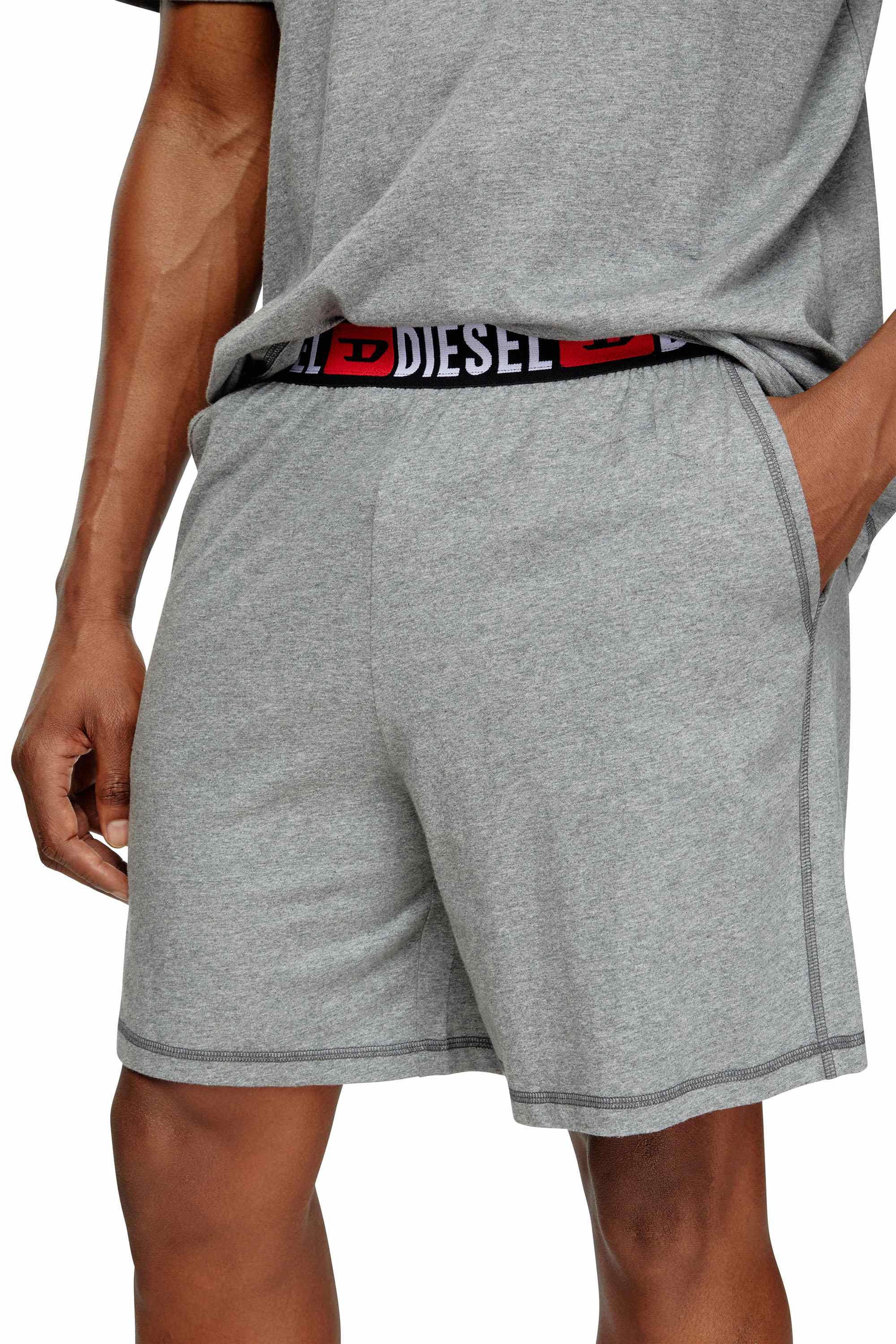 Grey Short Pajamas in cotton jersey