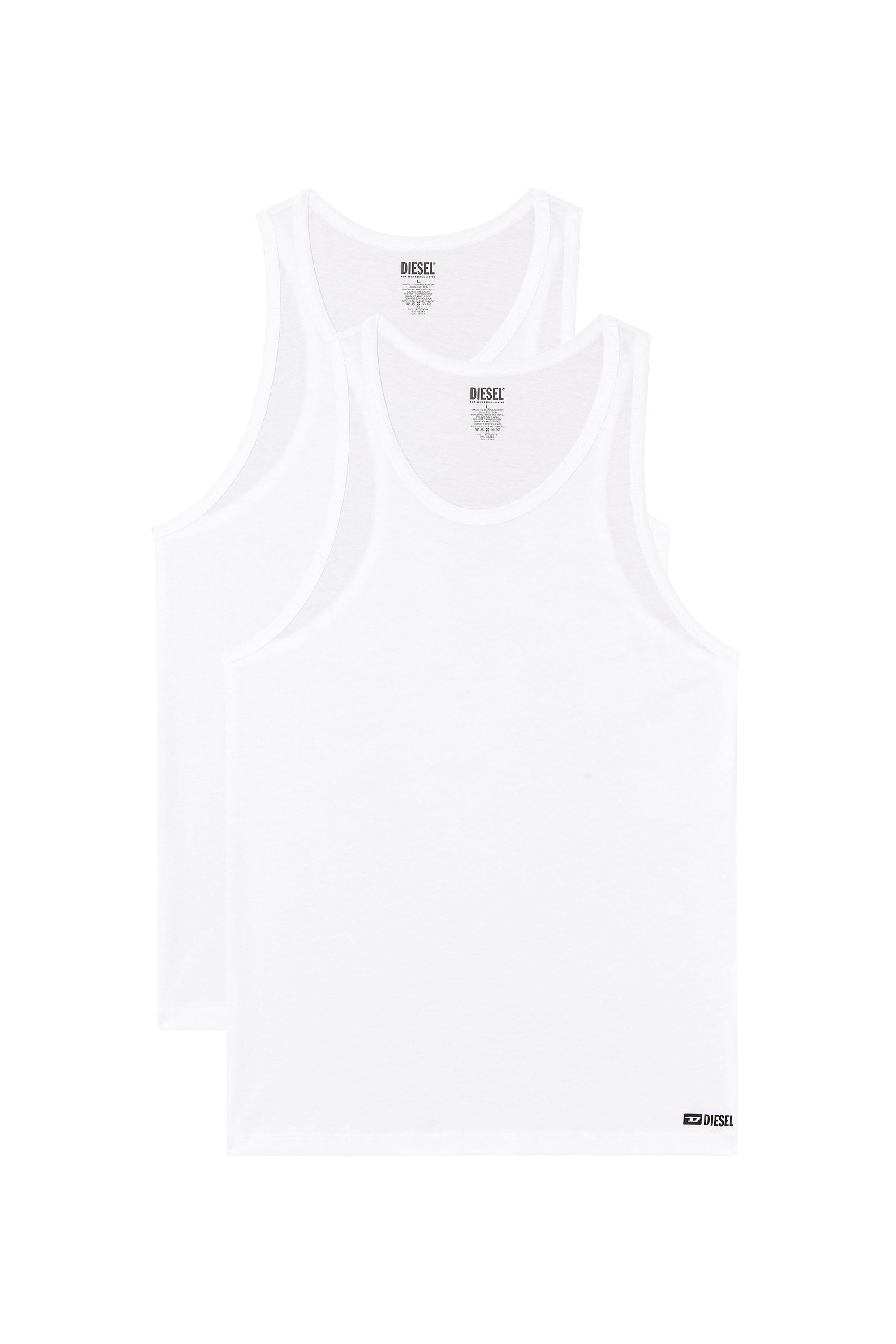 White Two pack cotton tank vest
