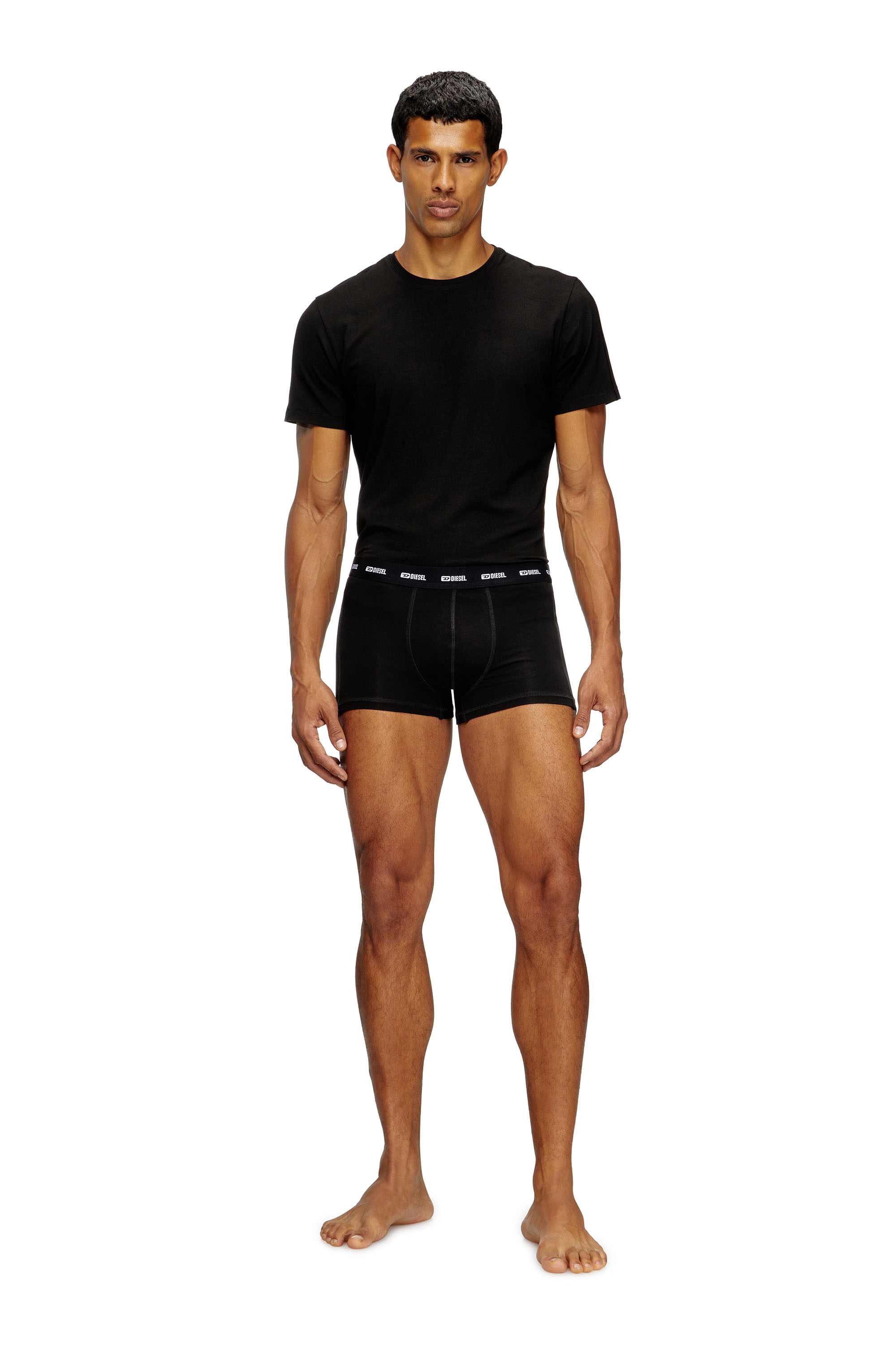 Black 2-pack T-shirts in fluid jersey