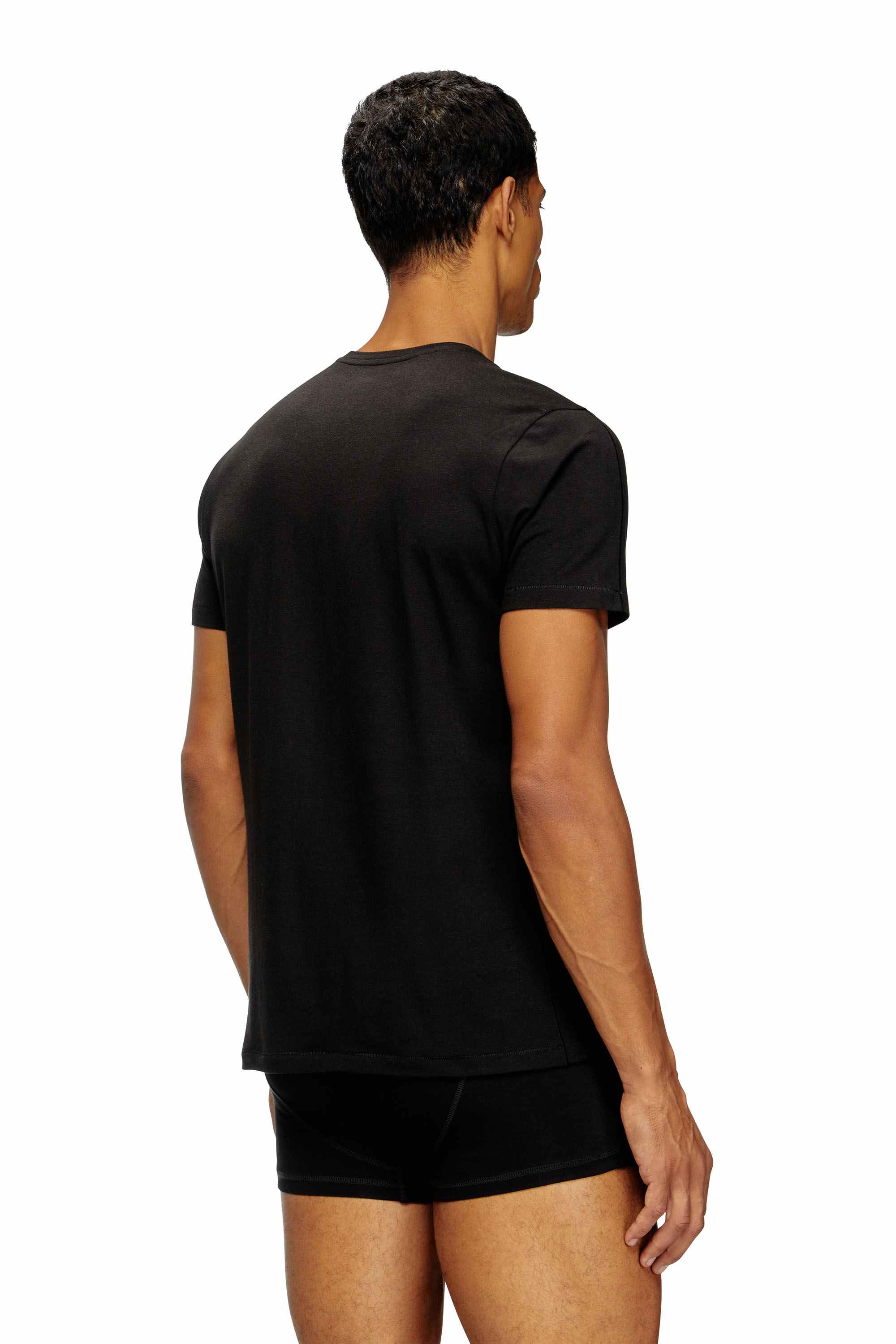 Black 2-pack T-shirts in fluid jersey