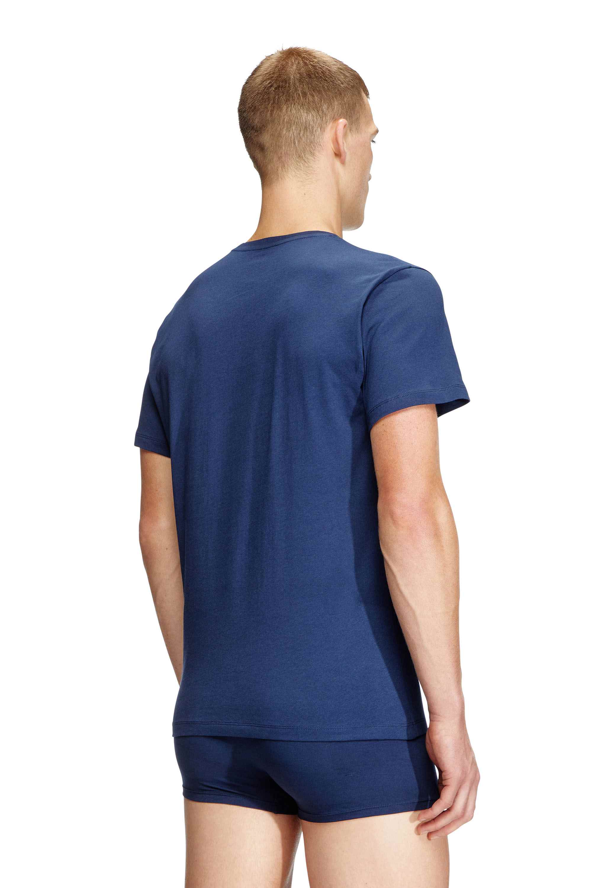 Blue Three-pack of T-shirts