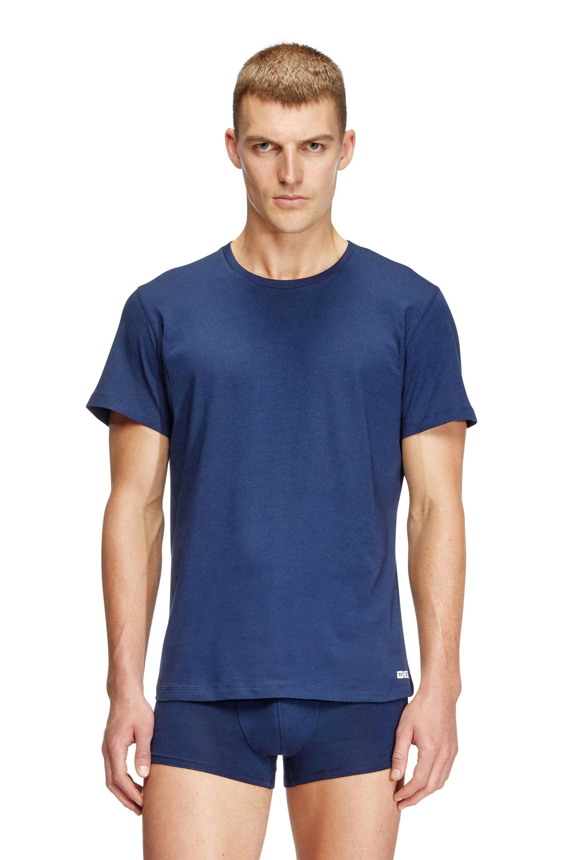 Blue Three-pack of T-shirts