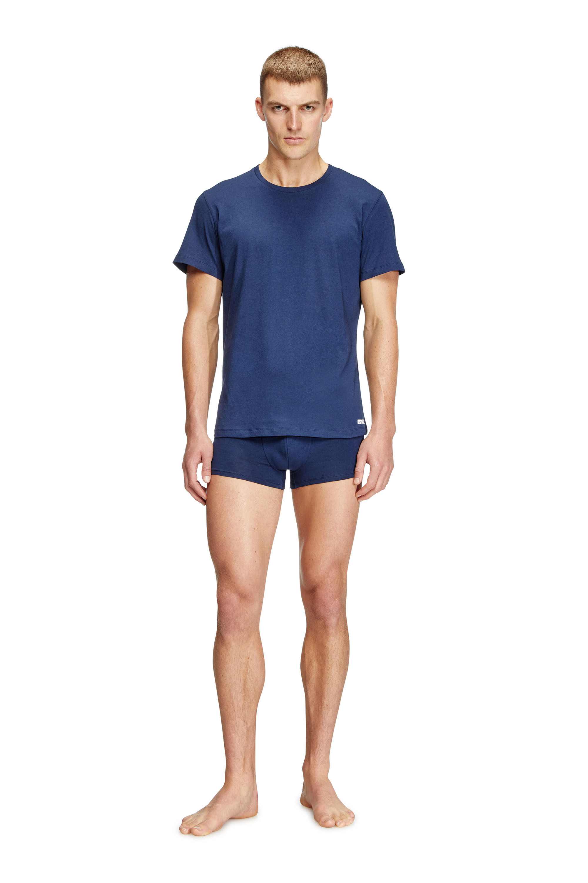 Blue Three-pack of T-shirts