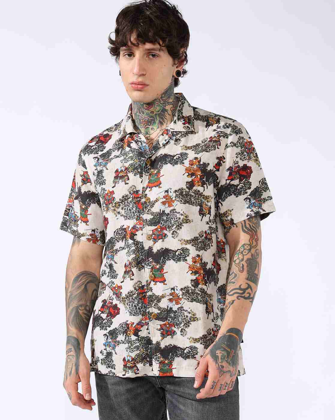SAMURAI VALOR RESORT AOP SHIRT