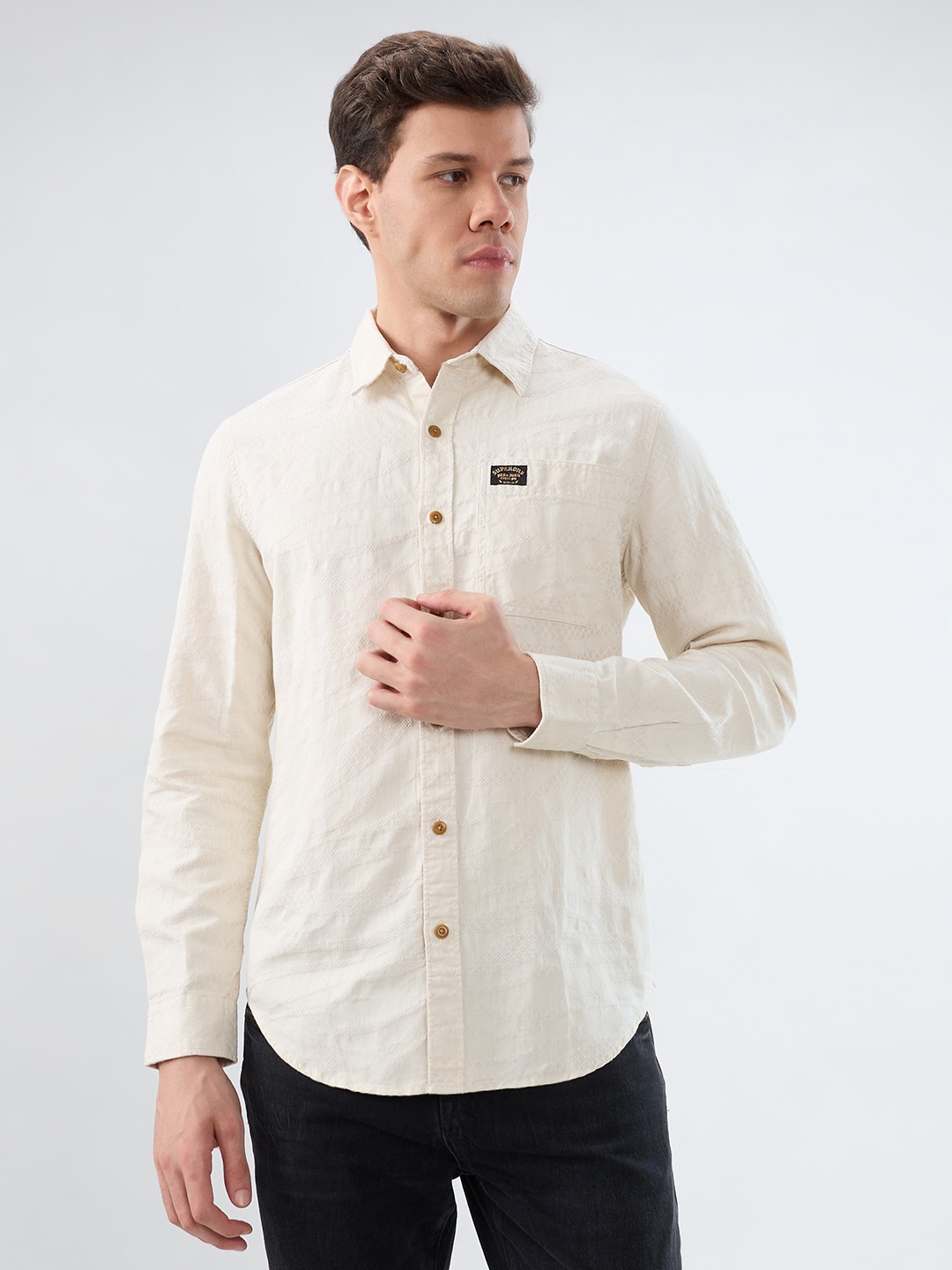 JACQUARD TIGER STRIPE SHIRT