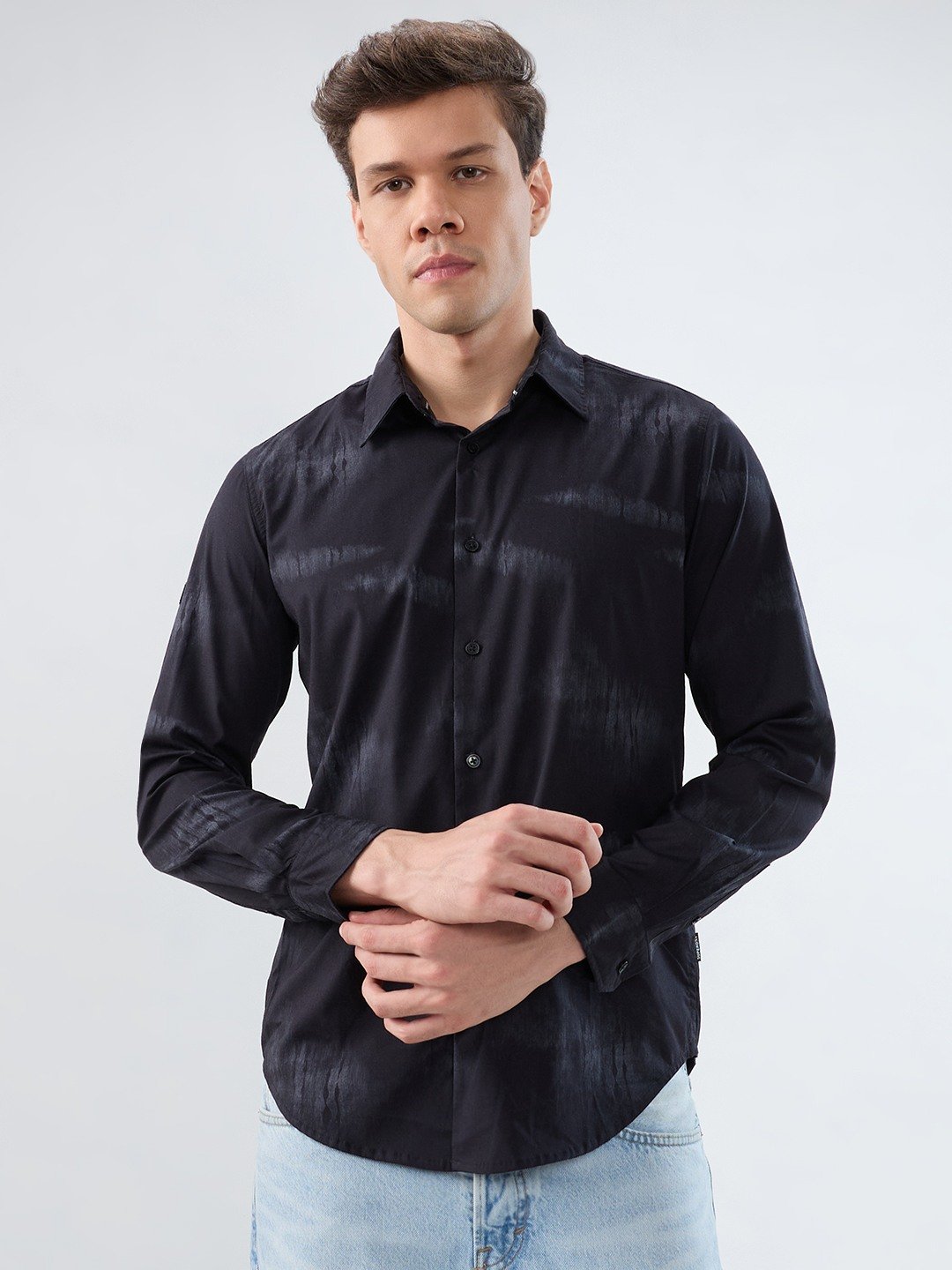 LUXE MARBLE JACQUARD SHIRT