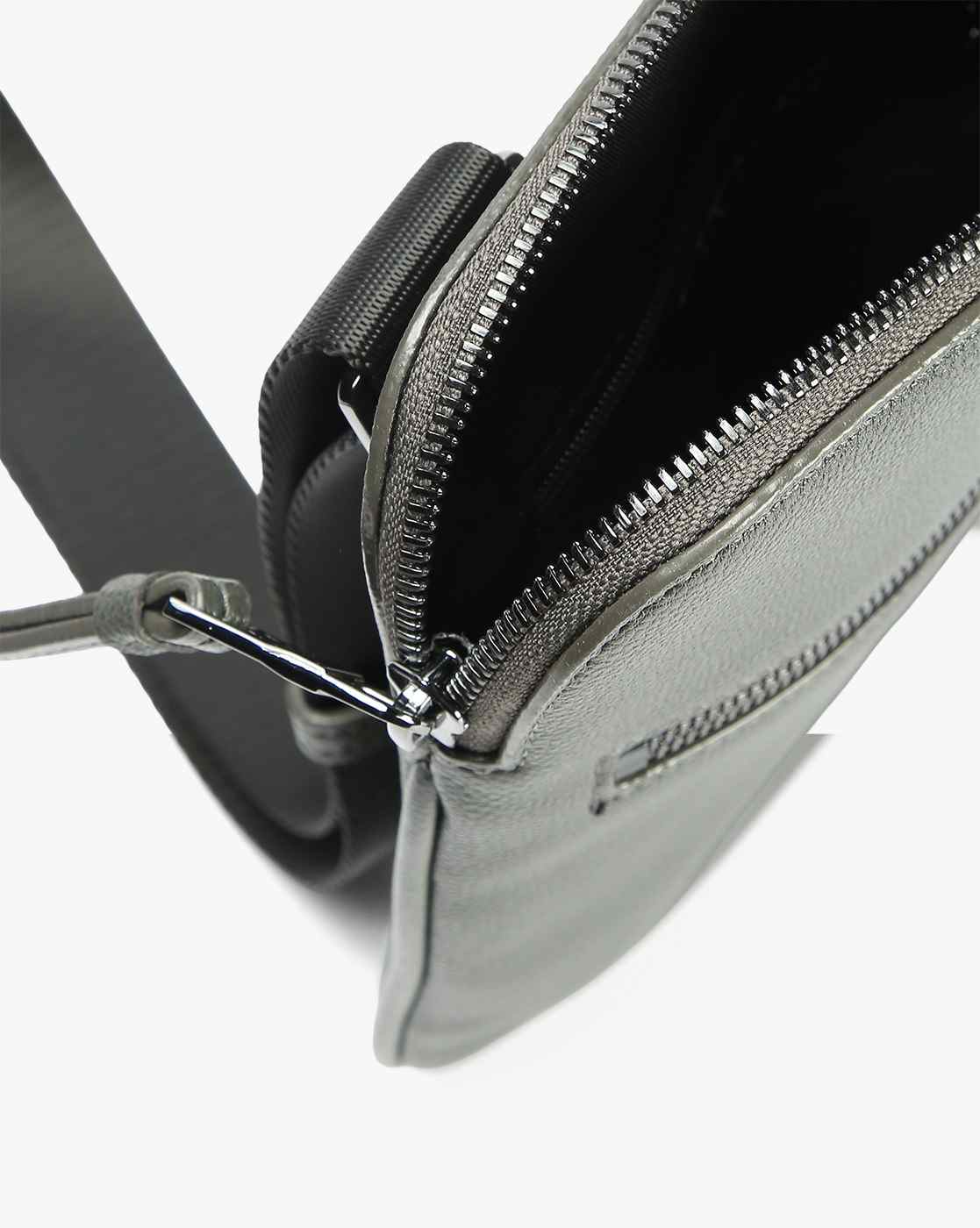 Men's Green Dino Messenger Bag