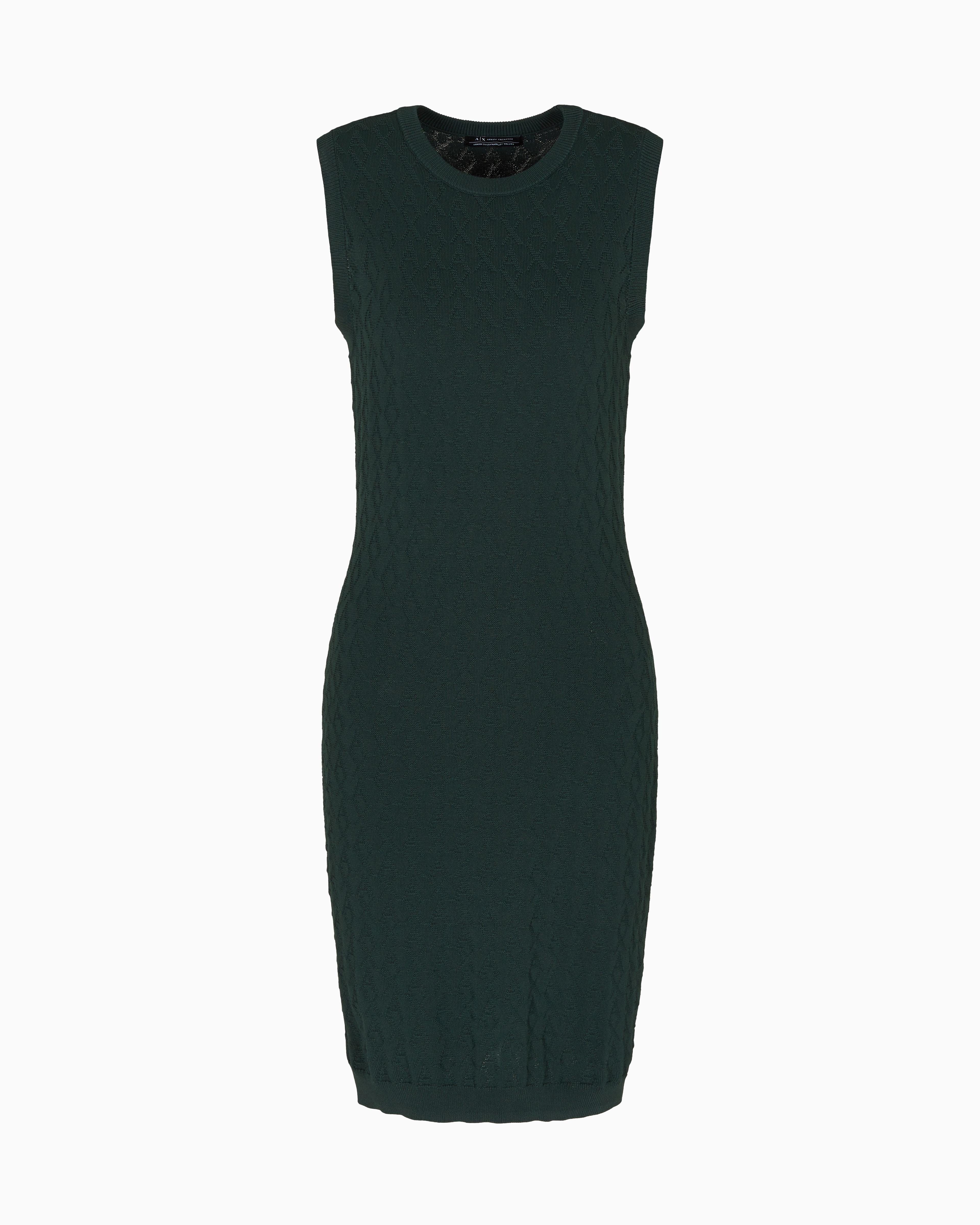 armani exchange green dress Armani Exchange Dress With Appliqués main image 1