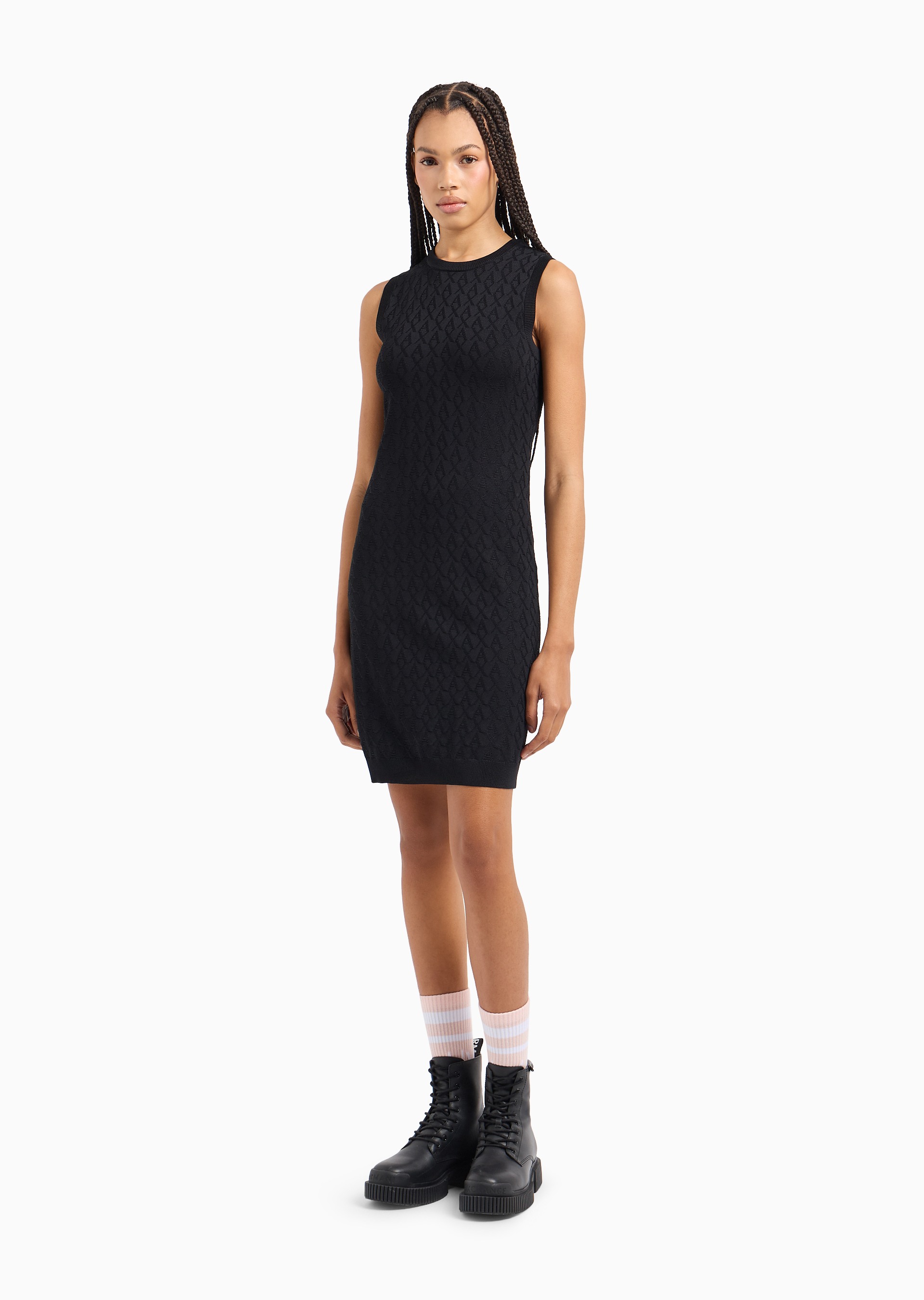 ワンピース ARMANI EXCHANGE Woman Dress Black XW000378AF10354 UC001 Long Dresses | Armani Exchange