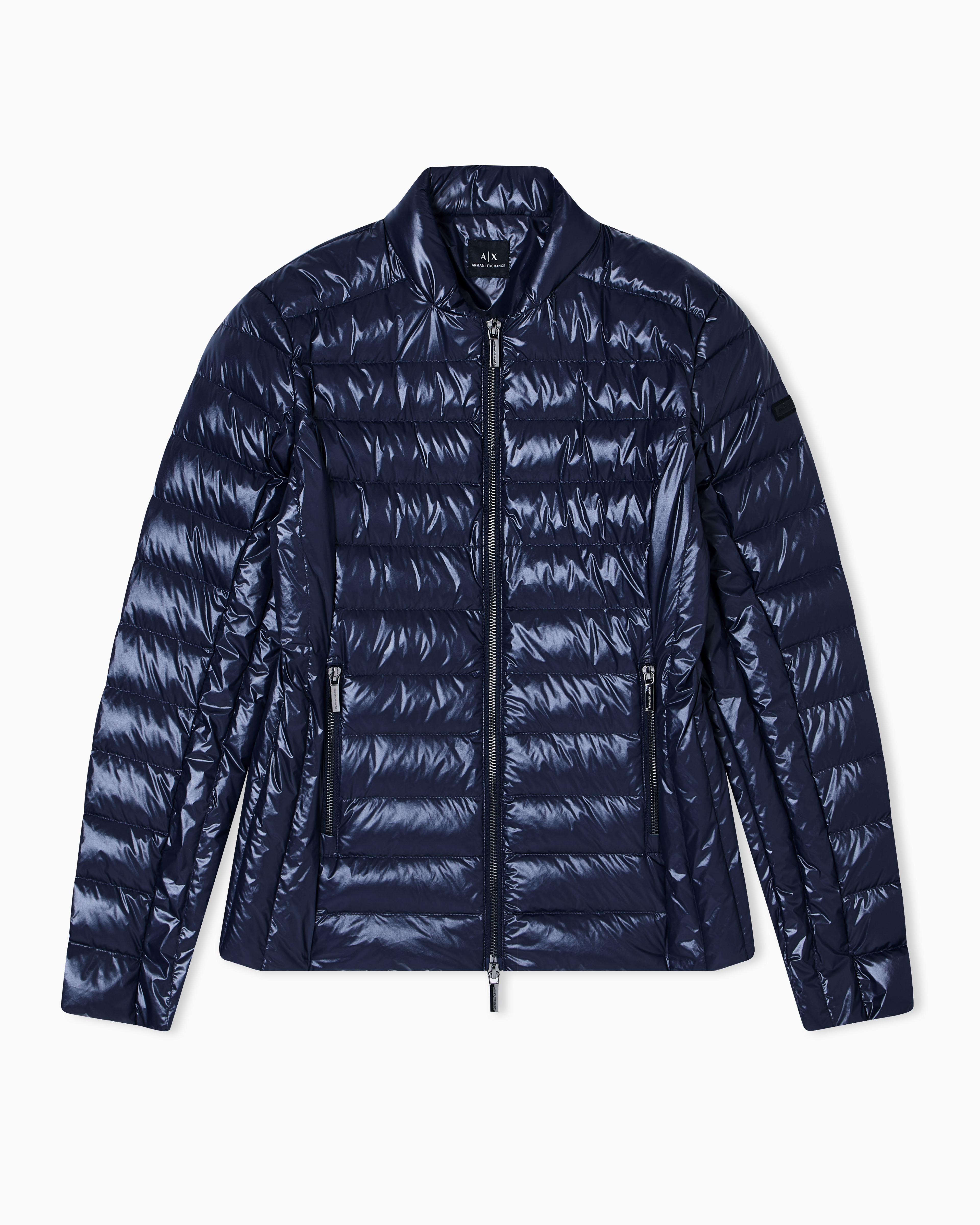 Women Blue Essentials Slim Fit Front Open Jackets