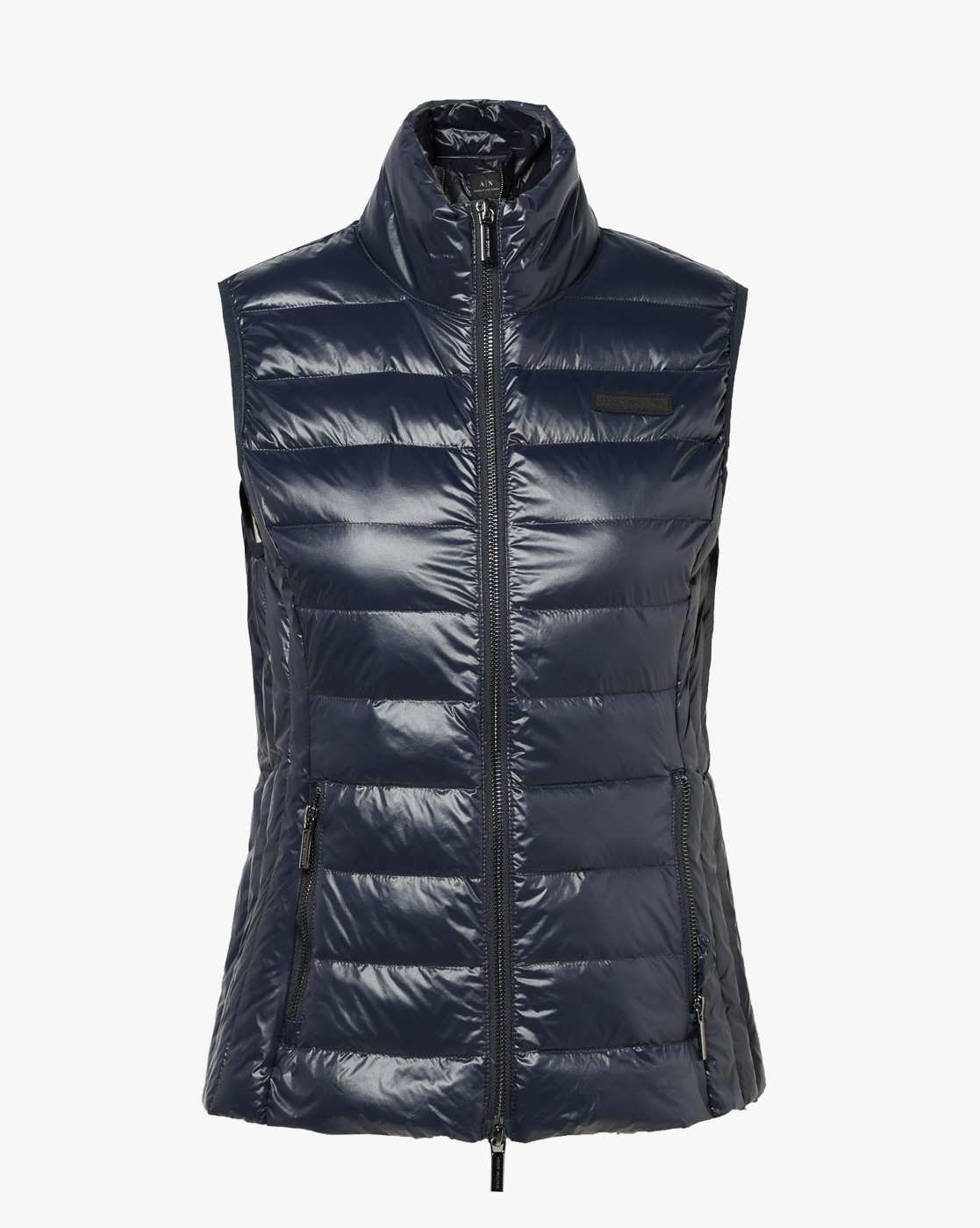 Women Blue Essentials Slim Fit Front Open Jackets