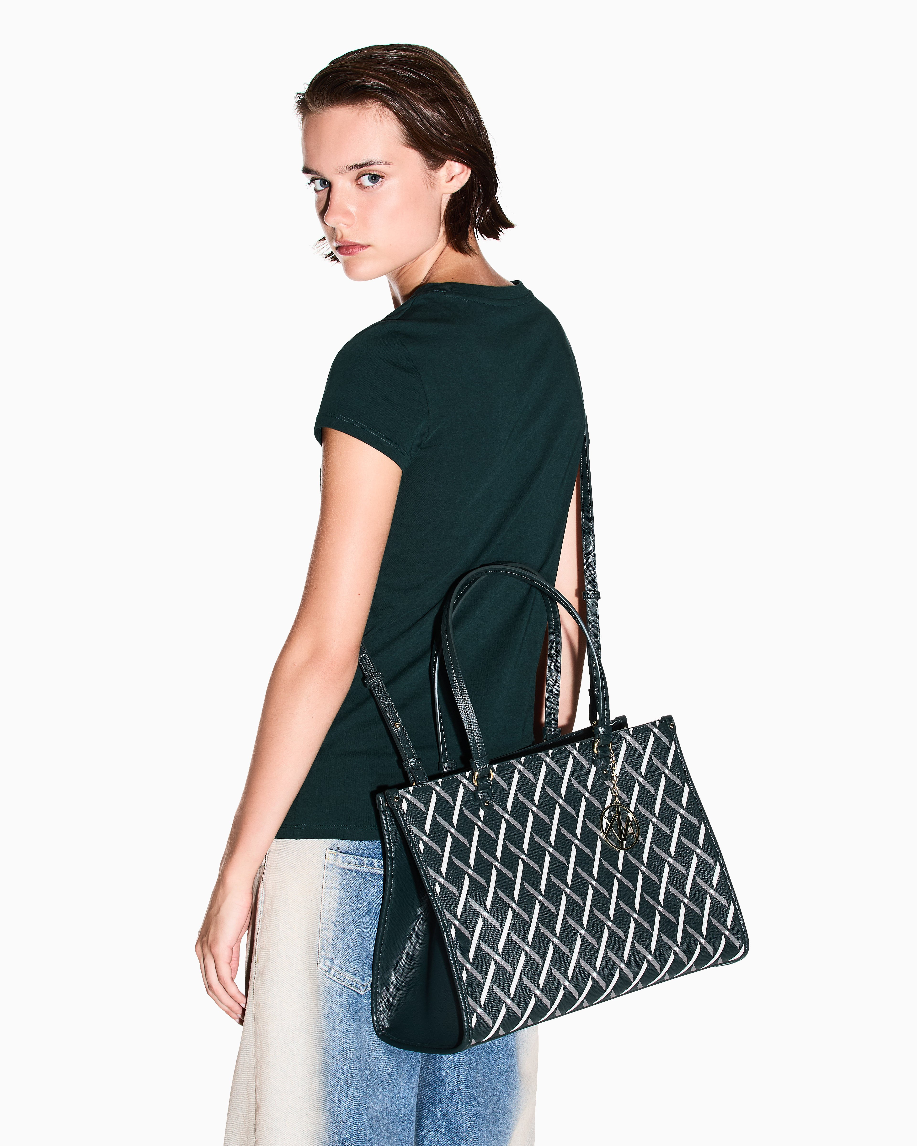 Women's Green Gynger Shopping Bag