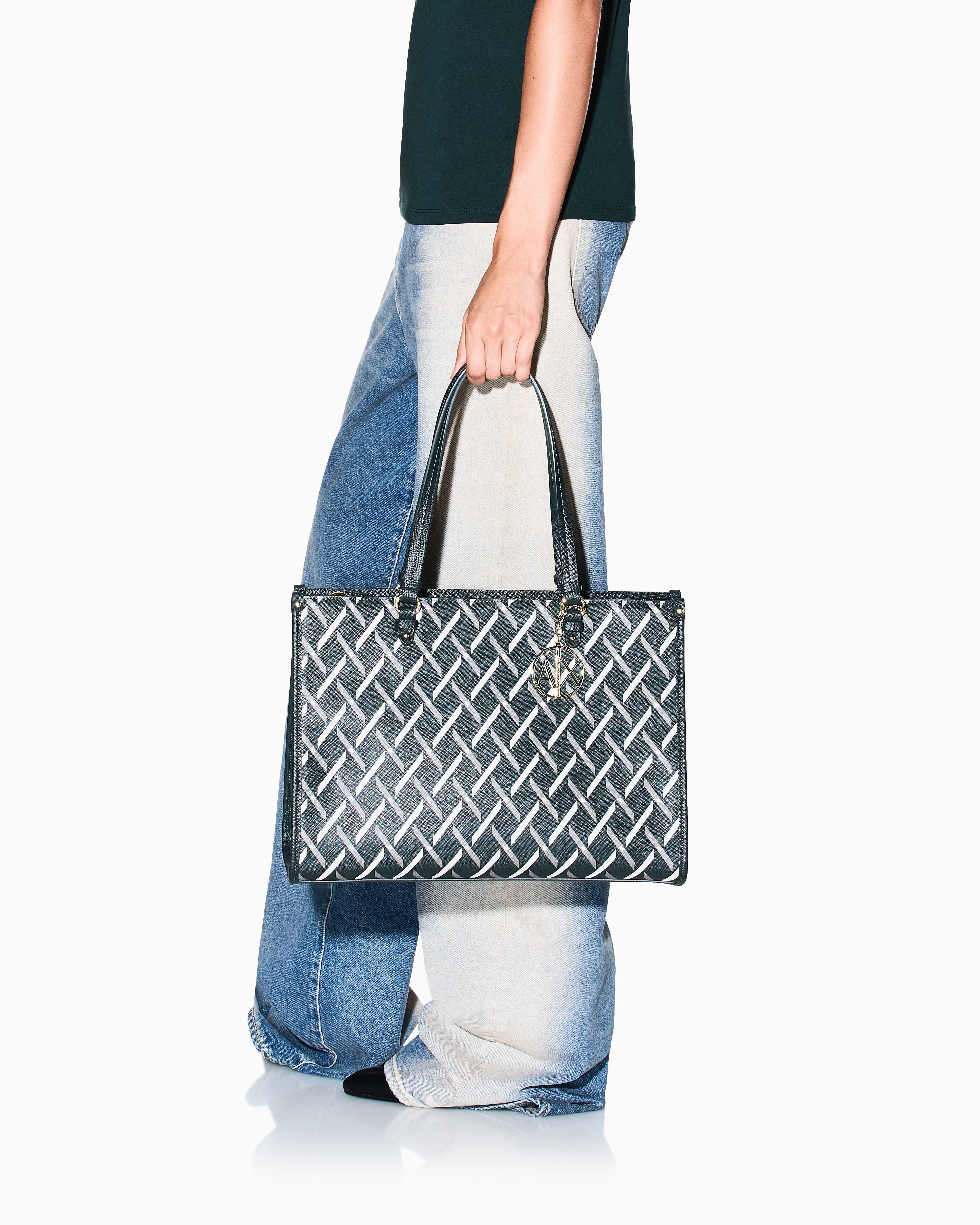 Women's Green Gynger Shopping Bag