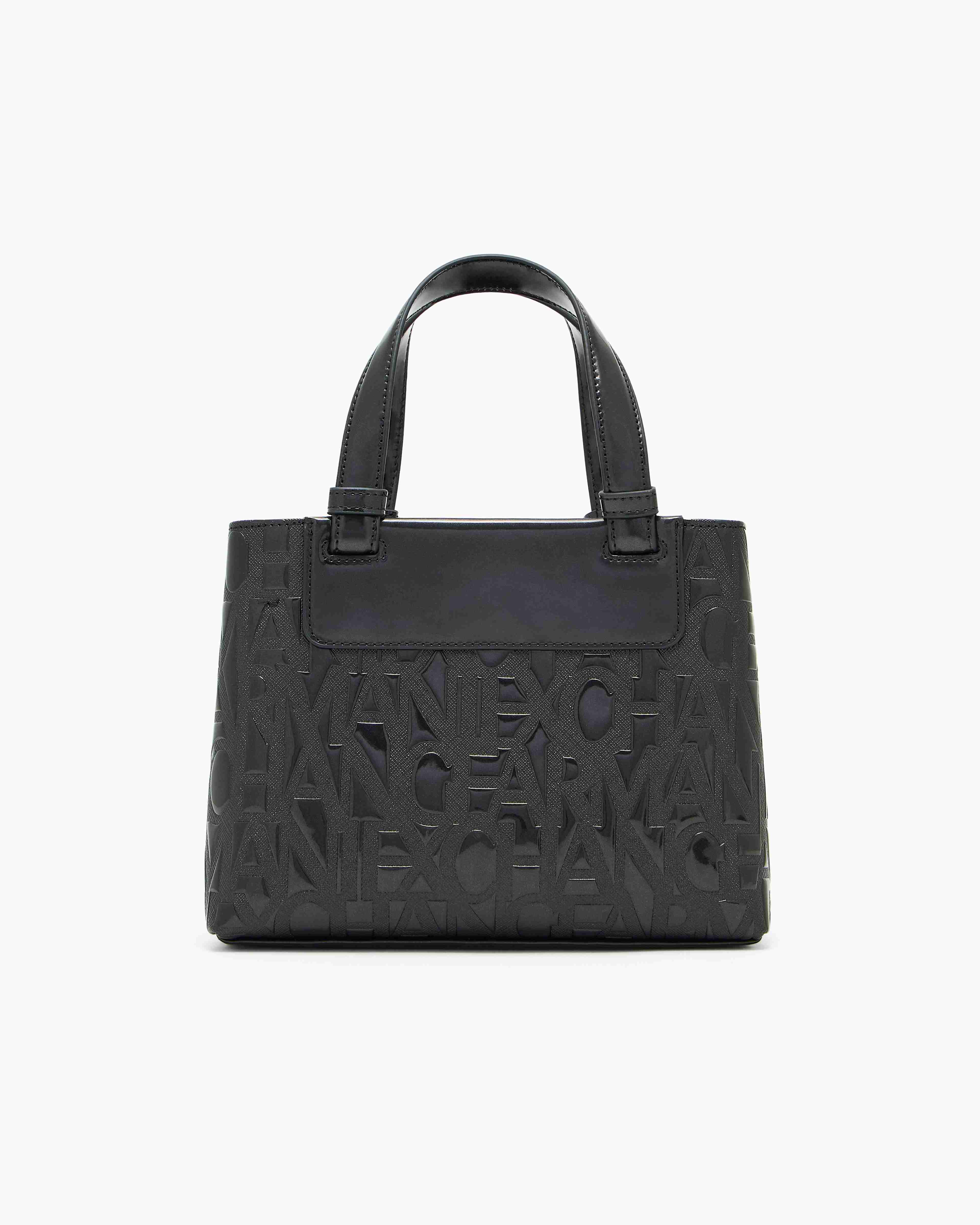 Women's Black Liz Patent Shopping Bag