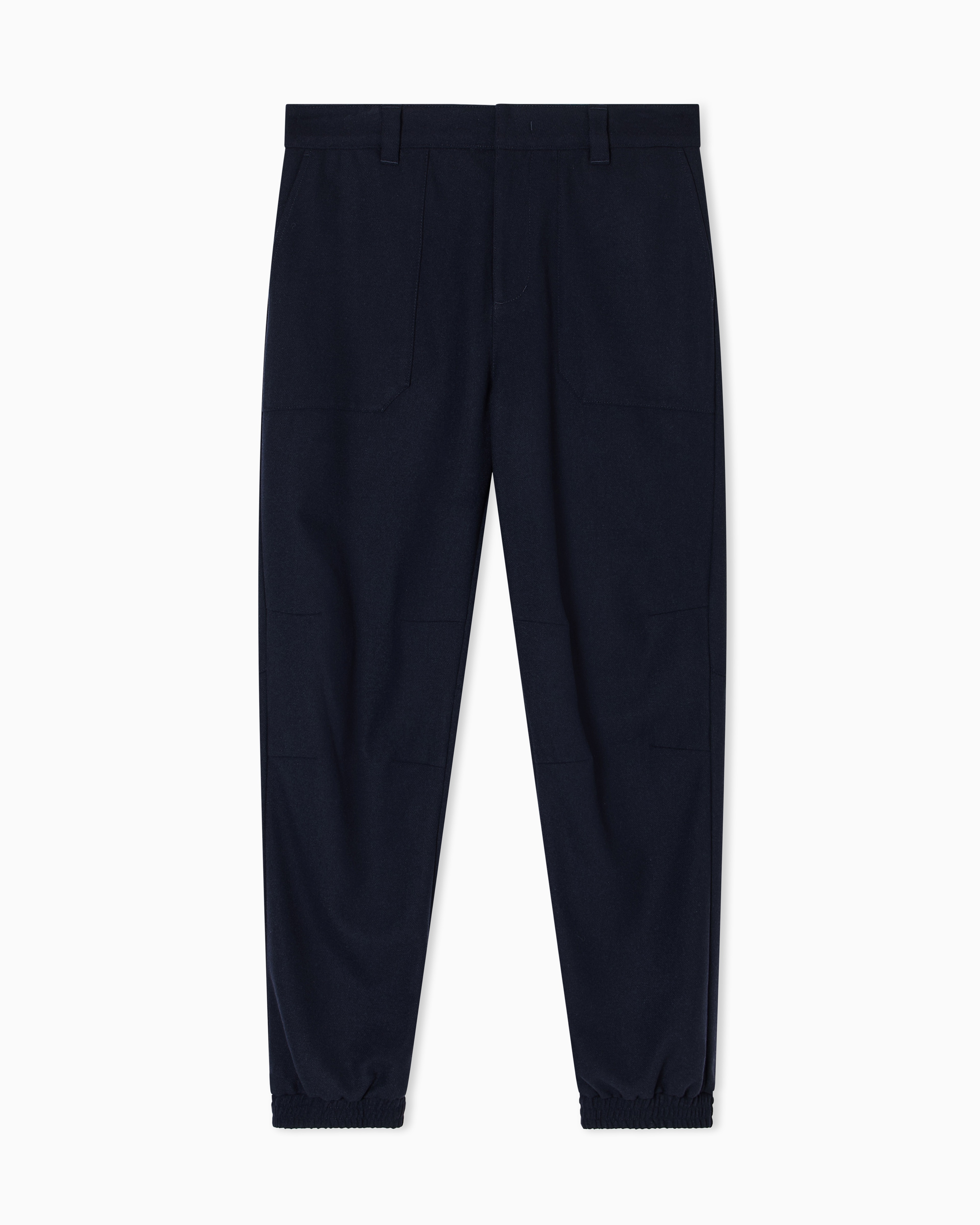 Men Blue Regular Fit Trousers