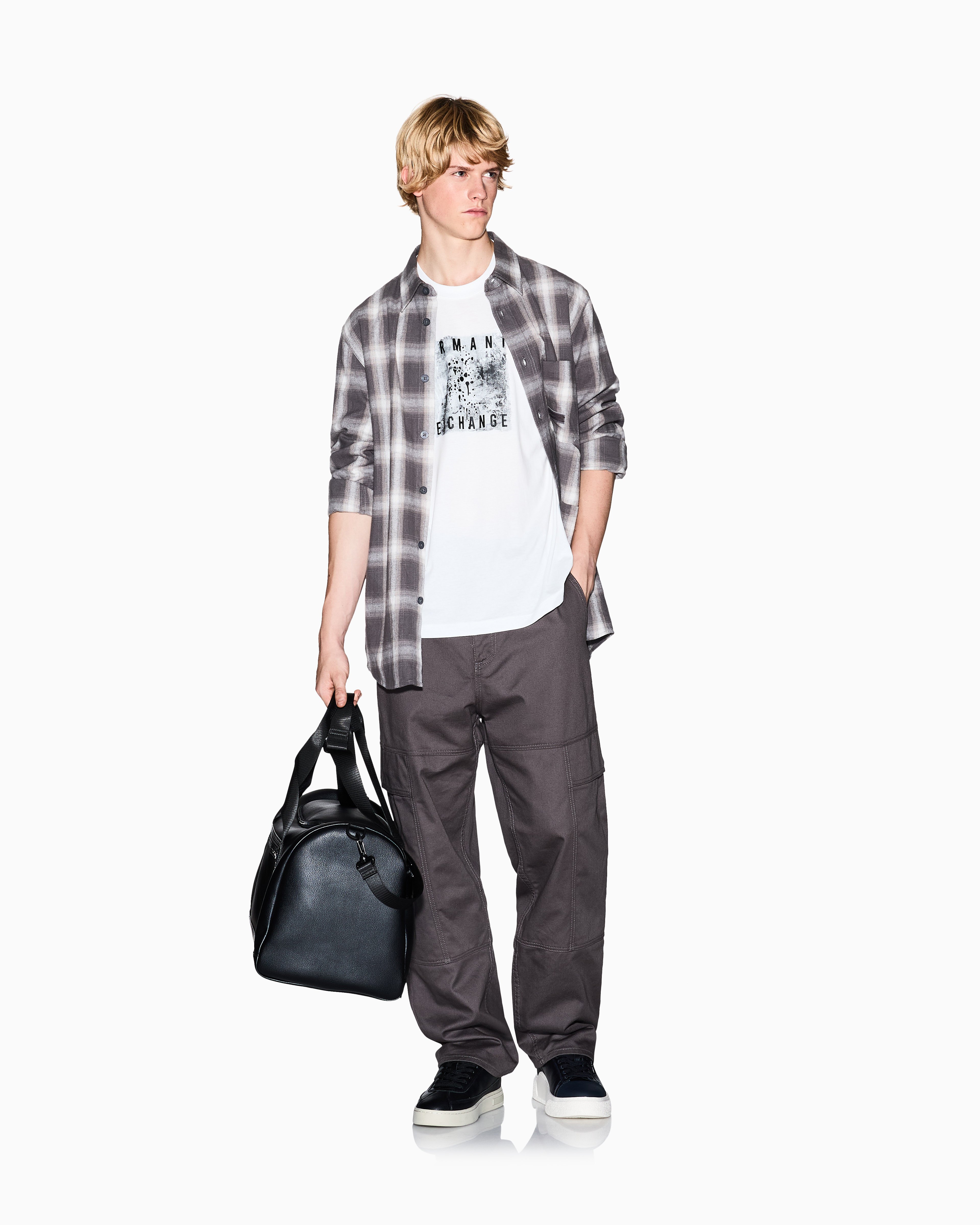 Men Grey Cozy Lab Regular + Fit Casual Shirts