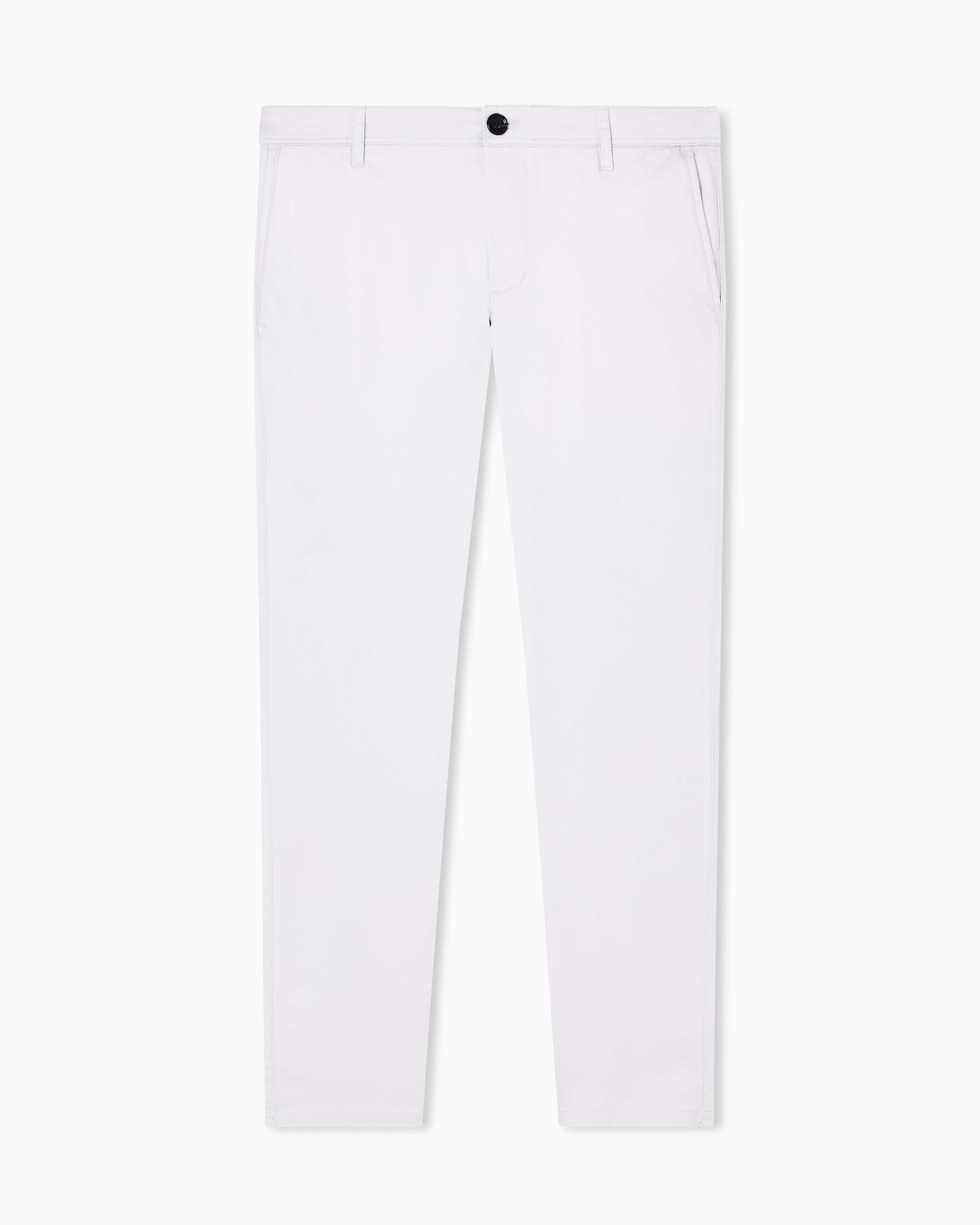 Men Grey Straight Fit Trousers