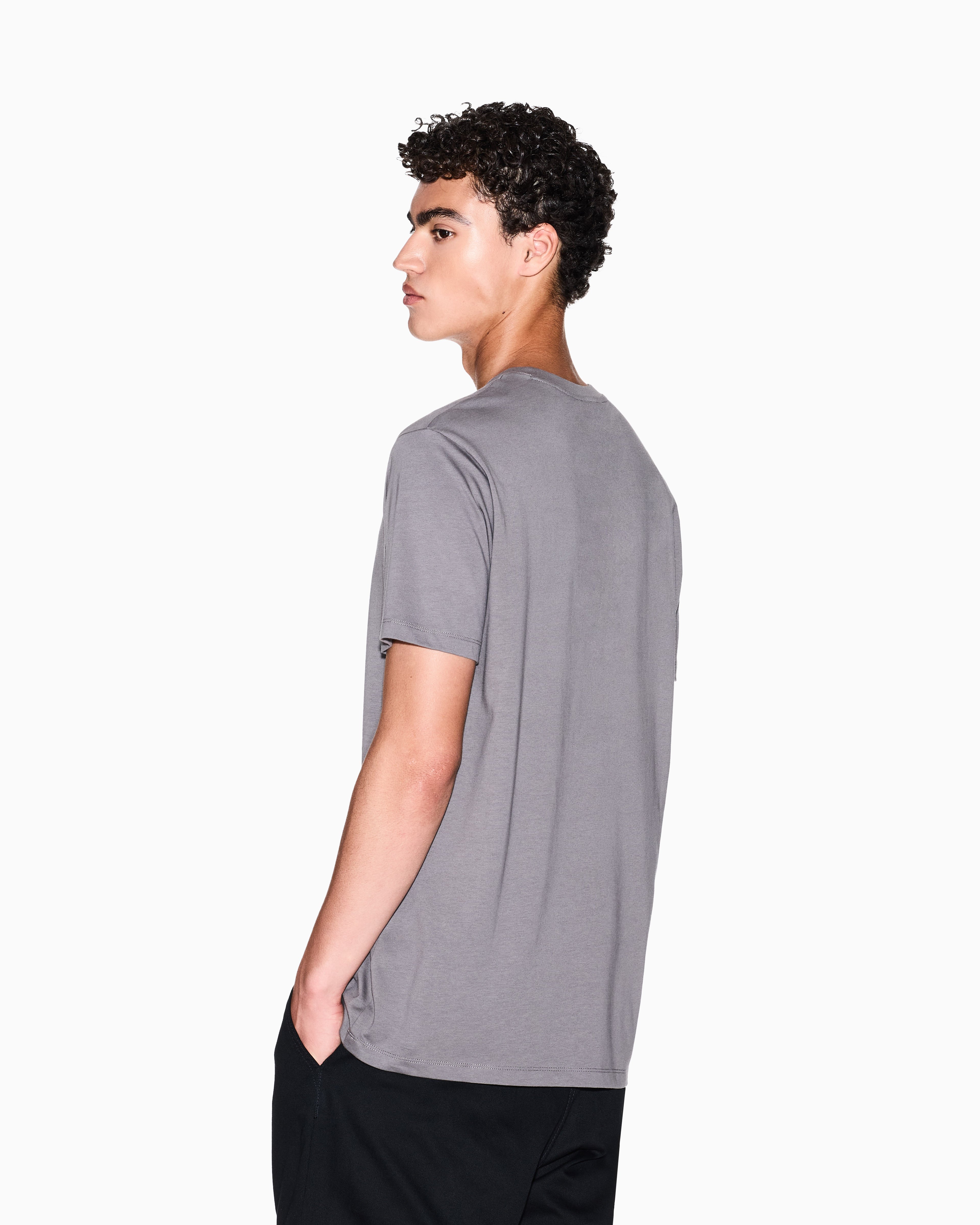Men Grey MI/NY Regular Fit T-Shirts