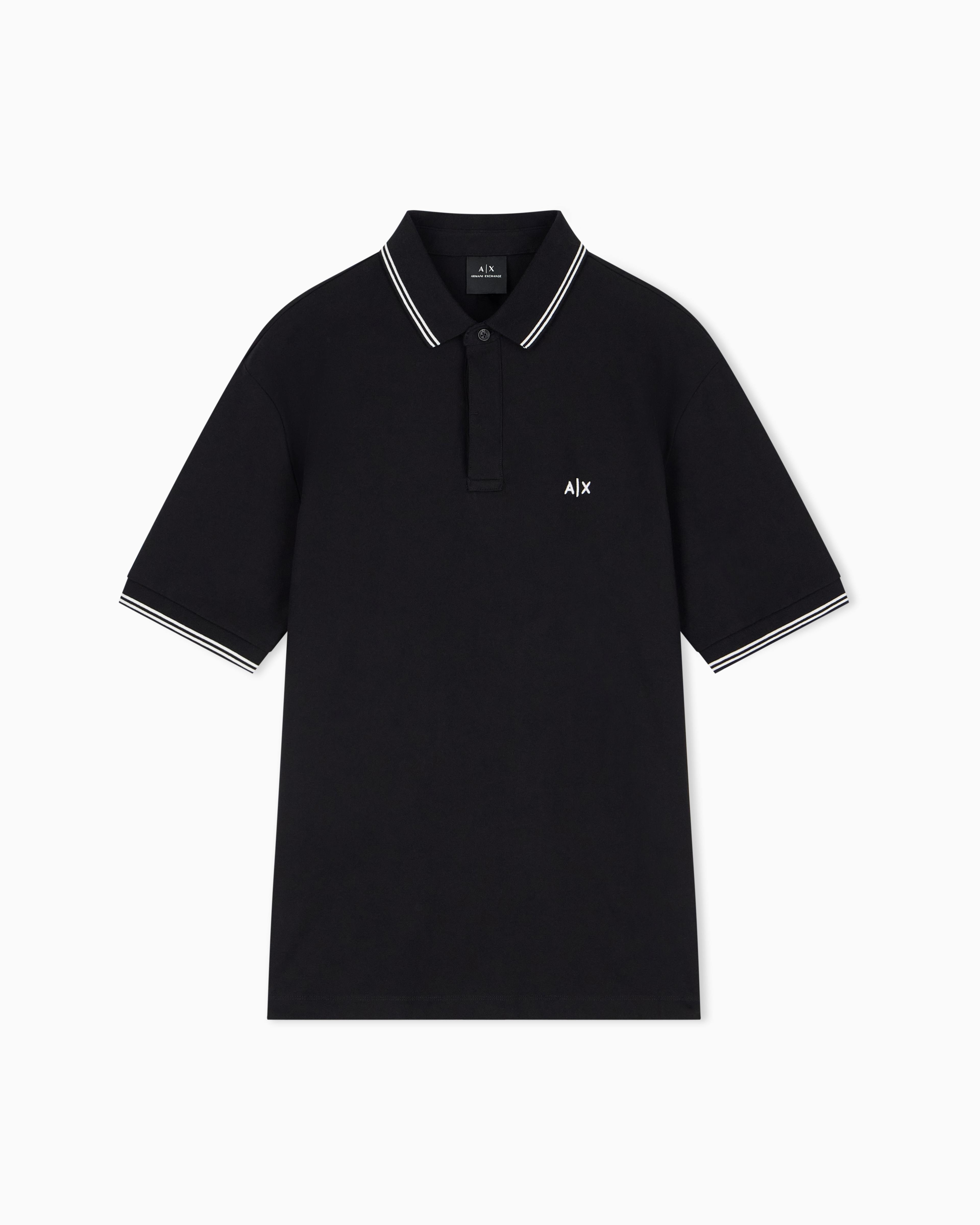Men's Black Essentials Polo Shirt