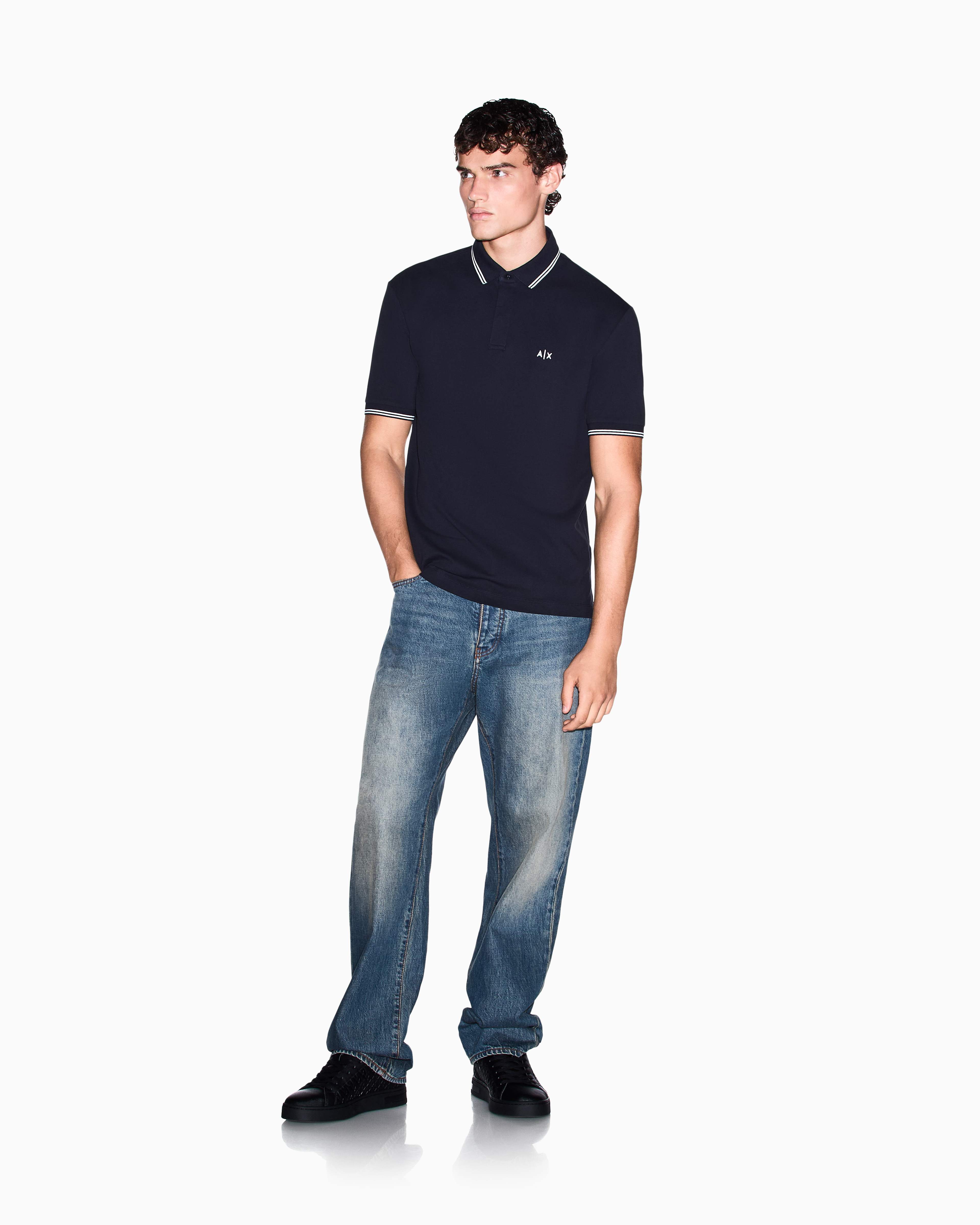 Men's Blue Essentials Polo Shirt