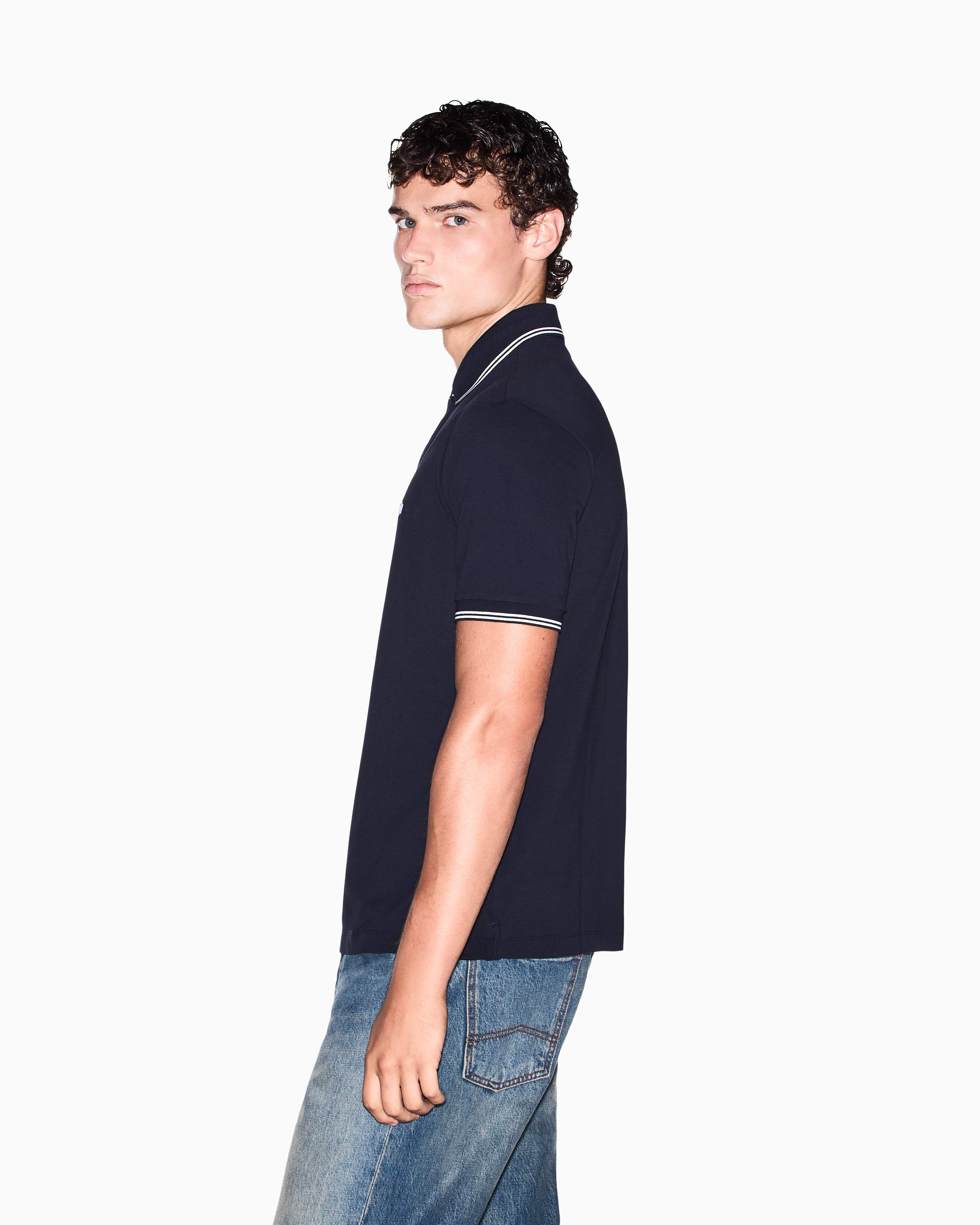 Men's Blue Essentials Polo Shirt
