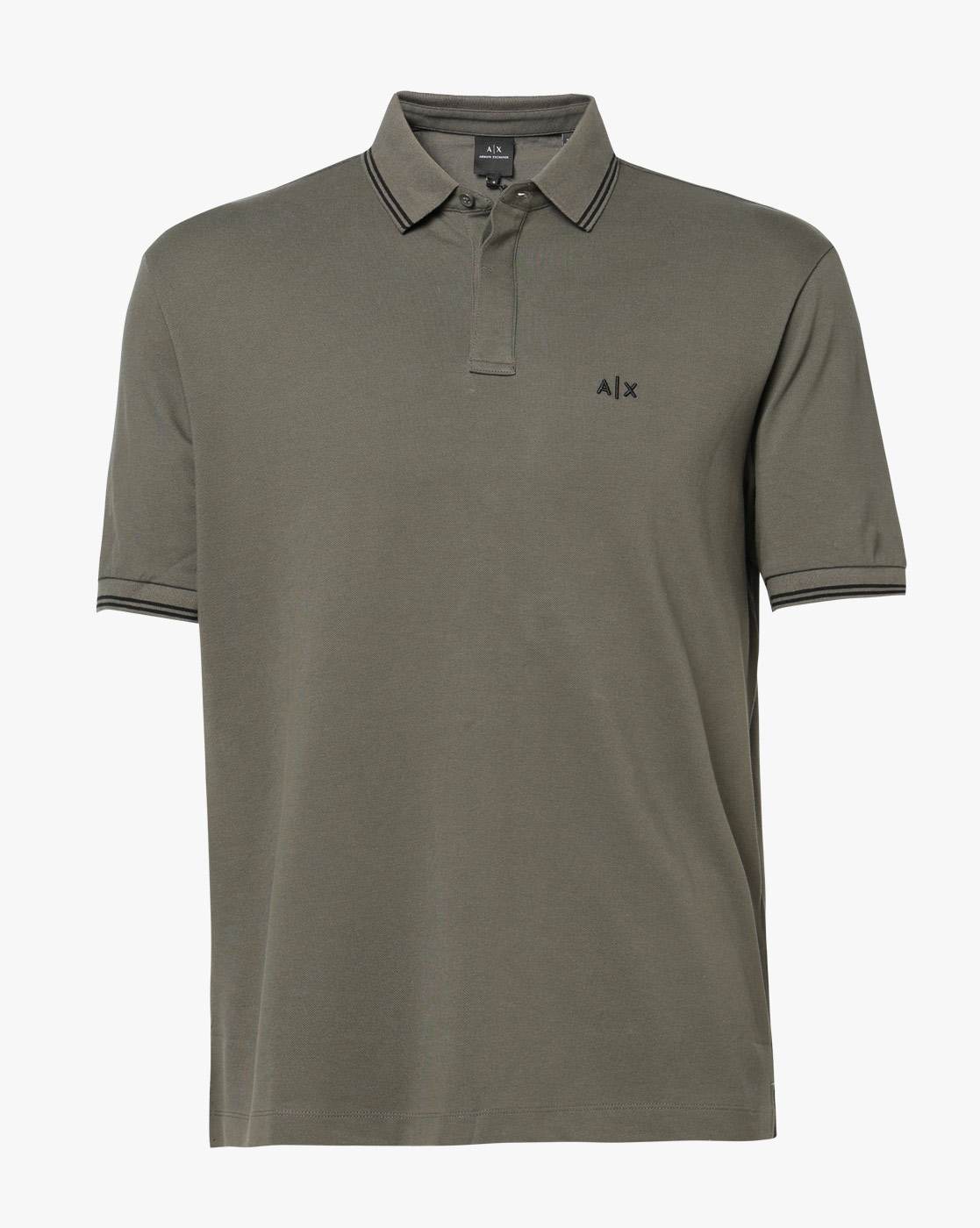 Men Green Basics Regular Fit Polos
