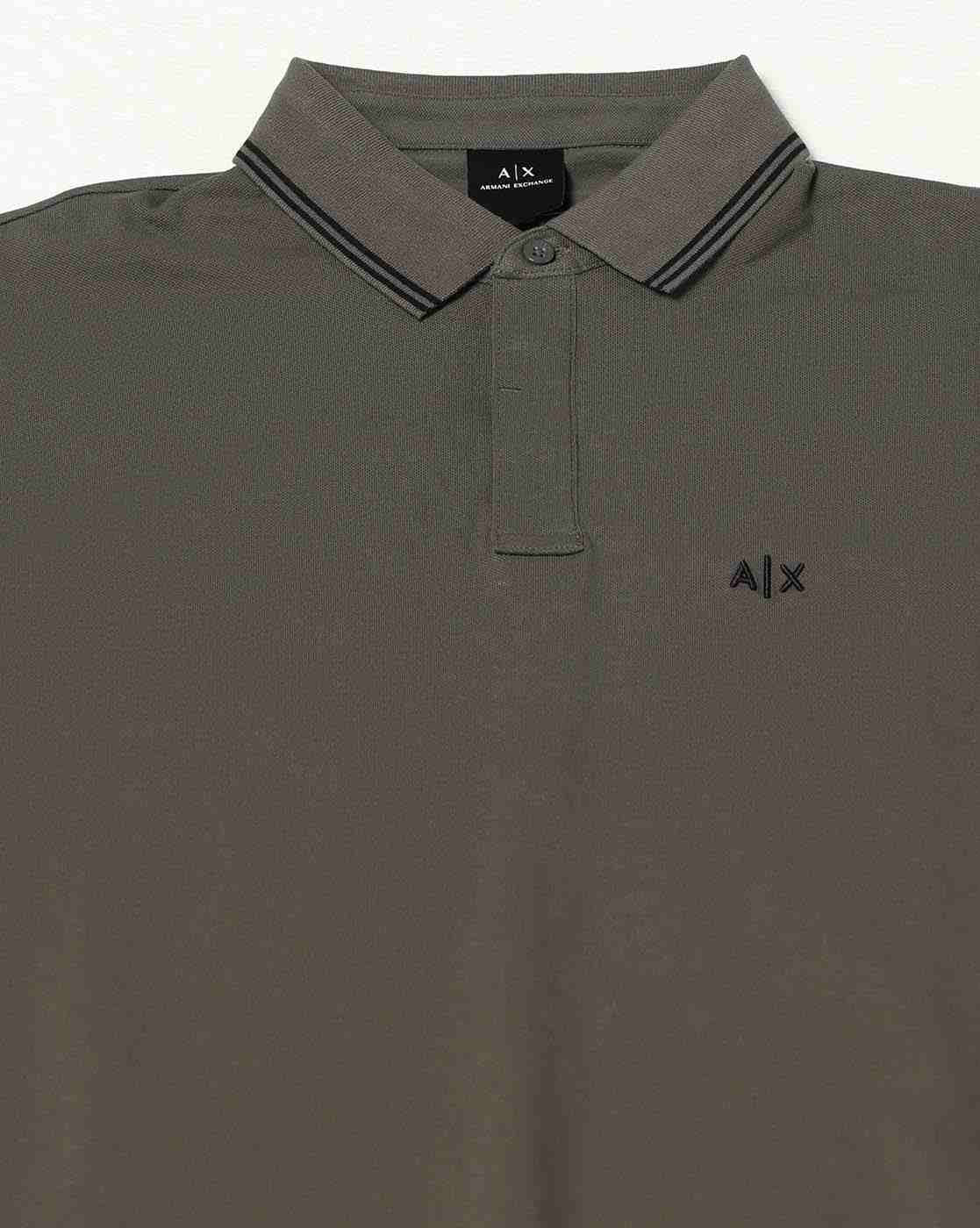 Men Green Basics Regular Fit Polos