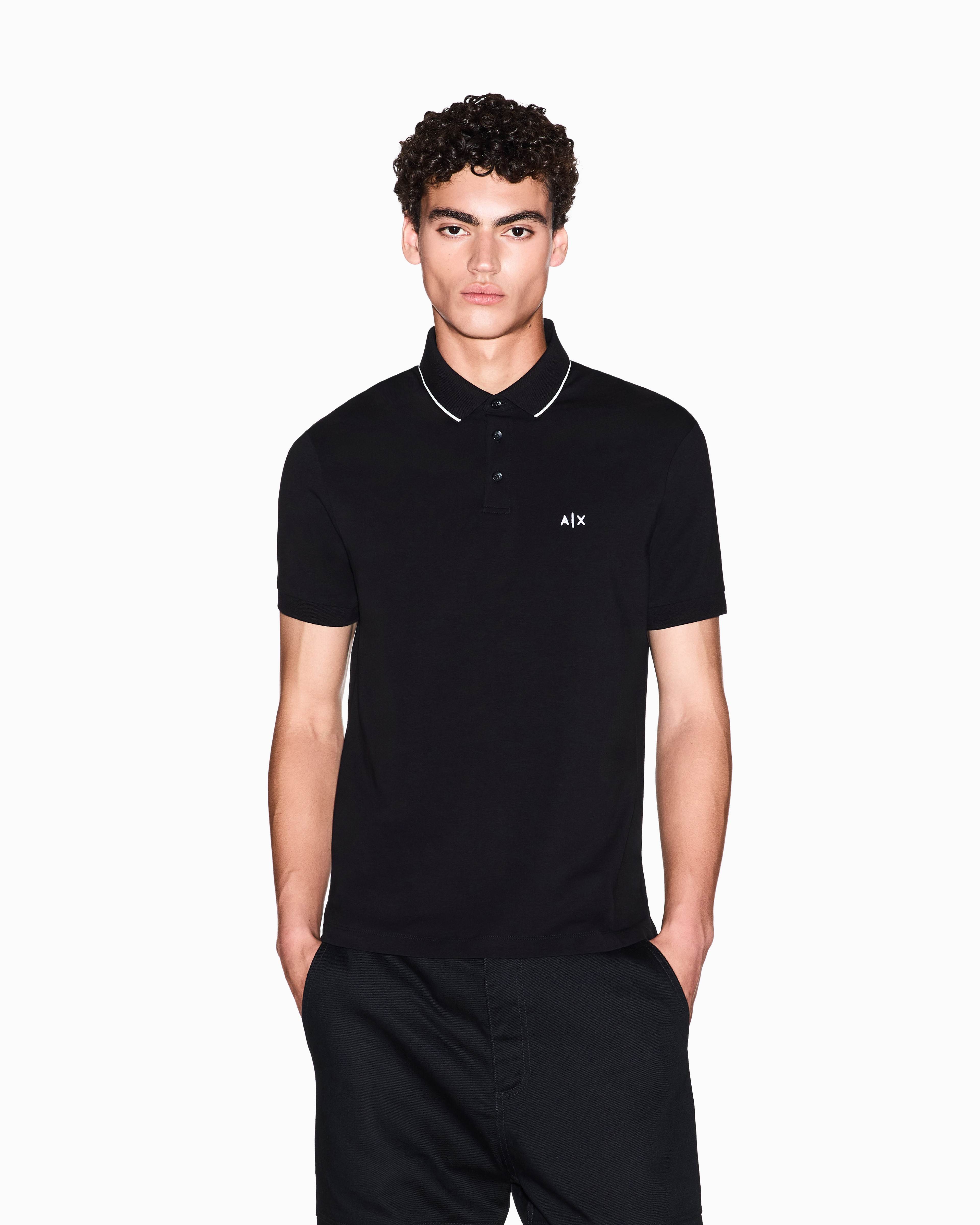 Men's Black Essentials Polo Shirt