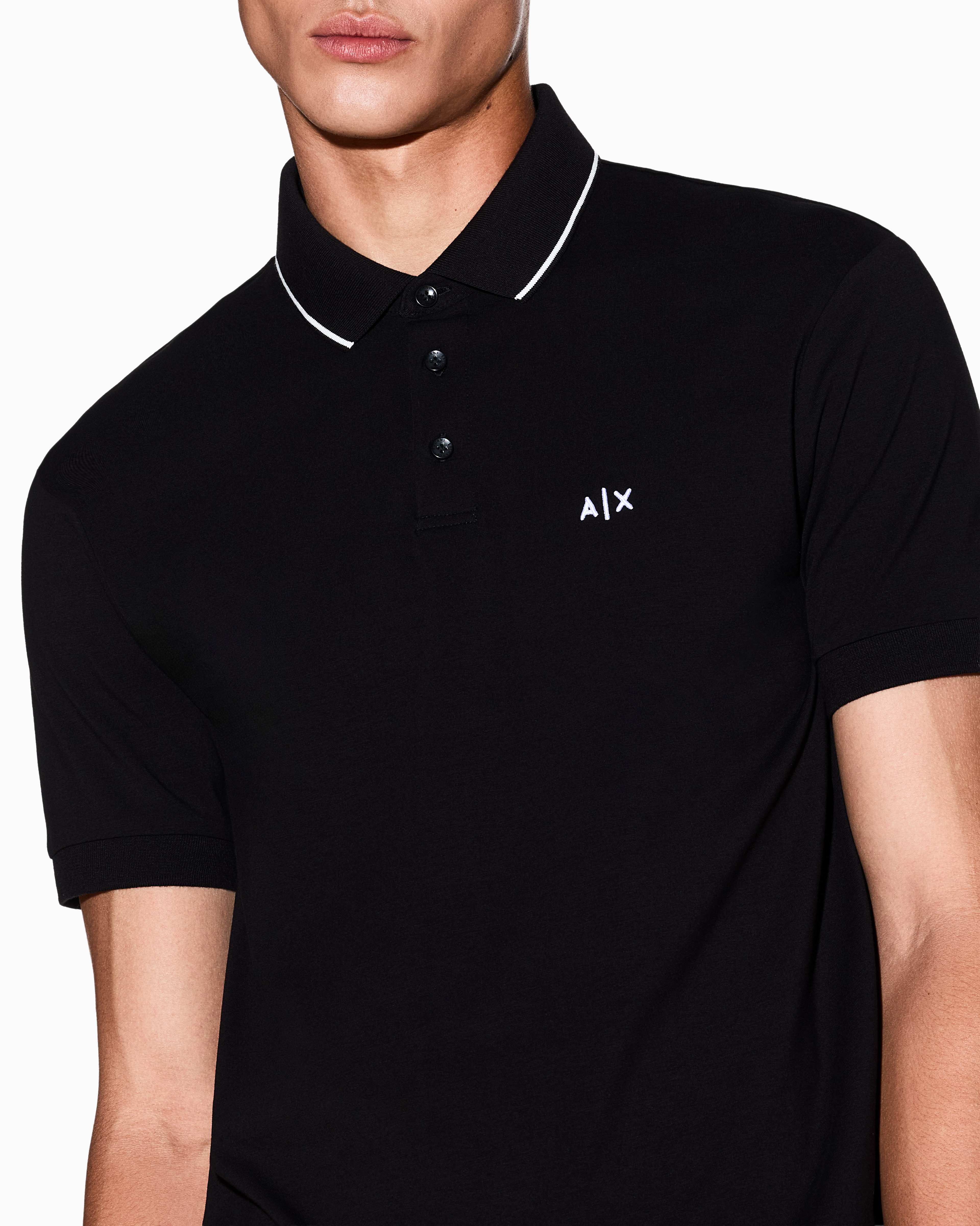 Men's Black Essentials Polo Shirt