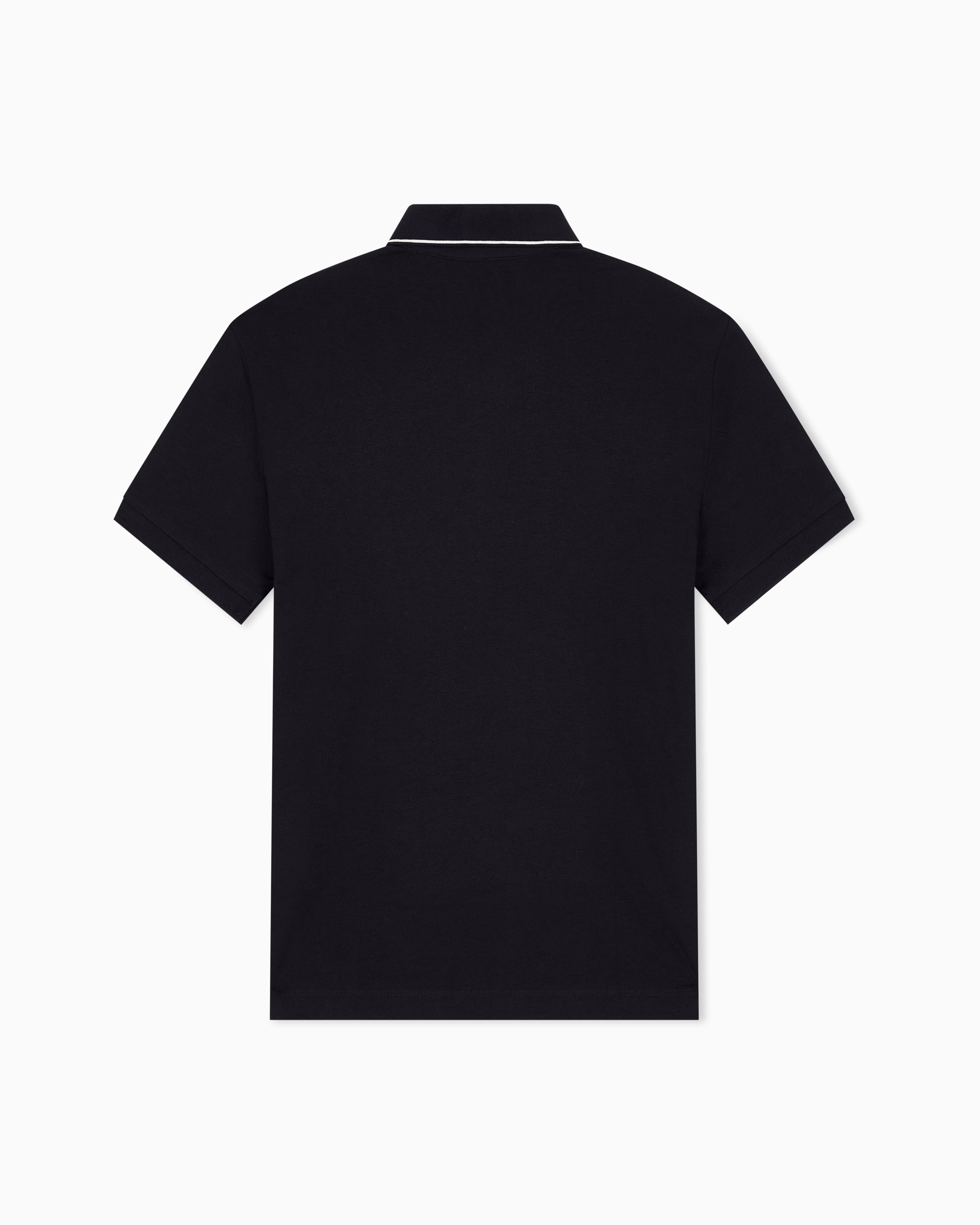 Men's Black Essentials Polo Shirt