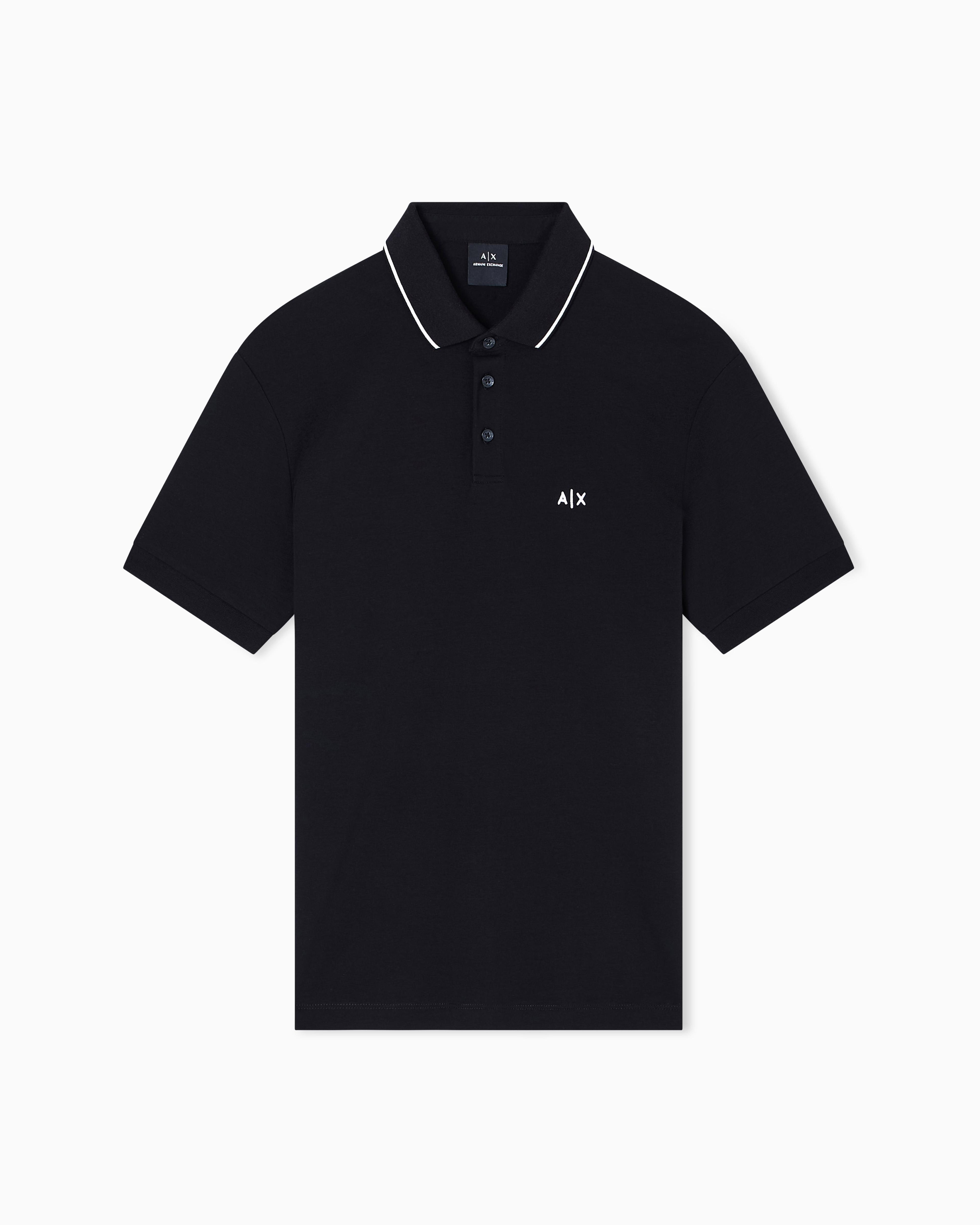 Men's Black Essentials Polo Shirt