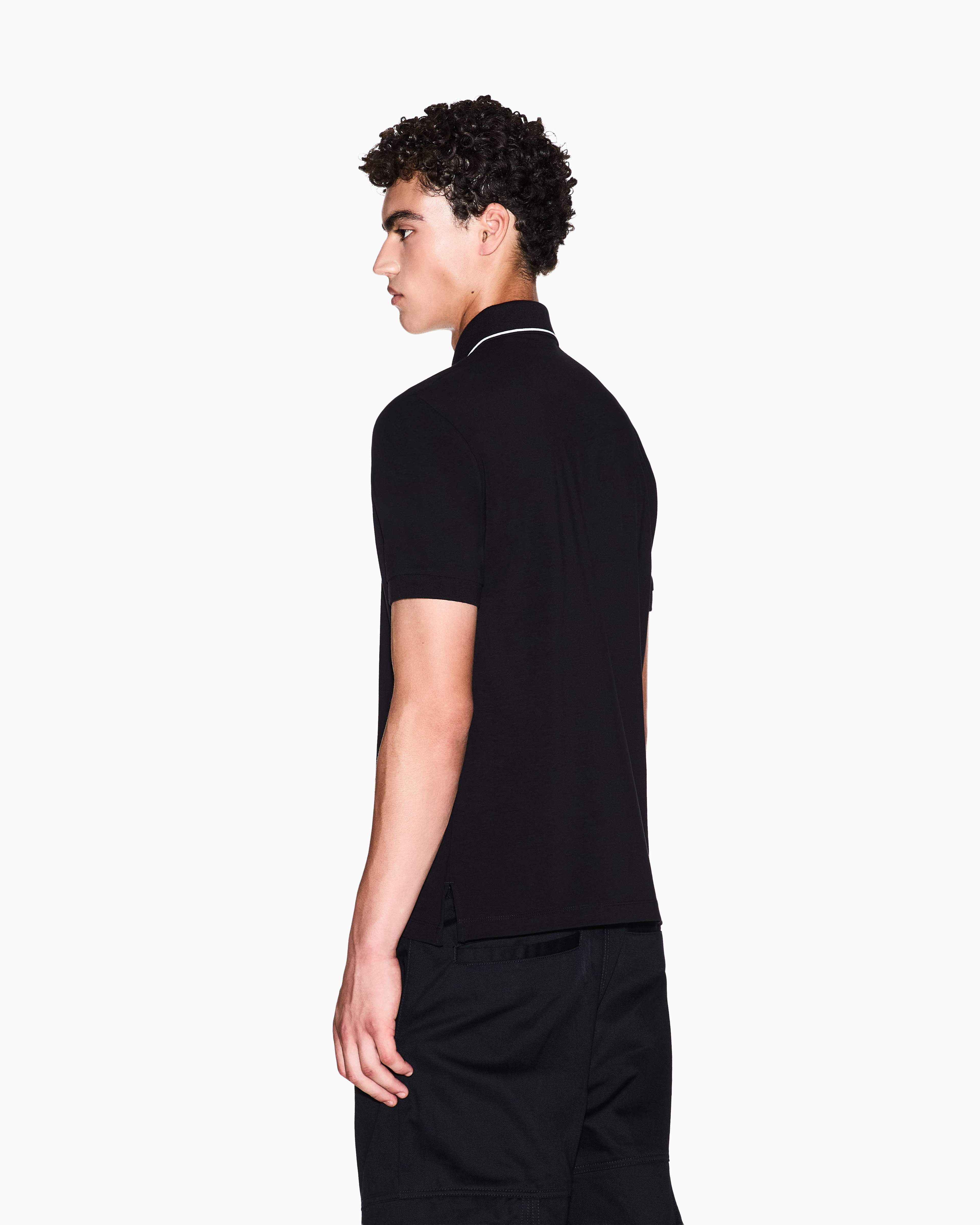 Men's Black Essentials Polo Shirt