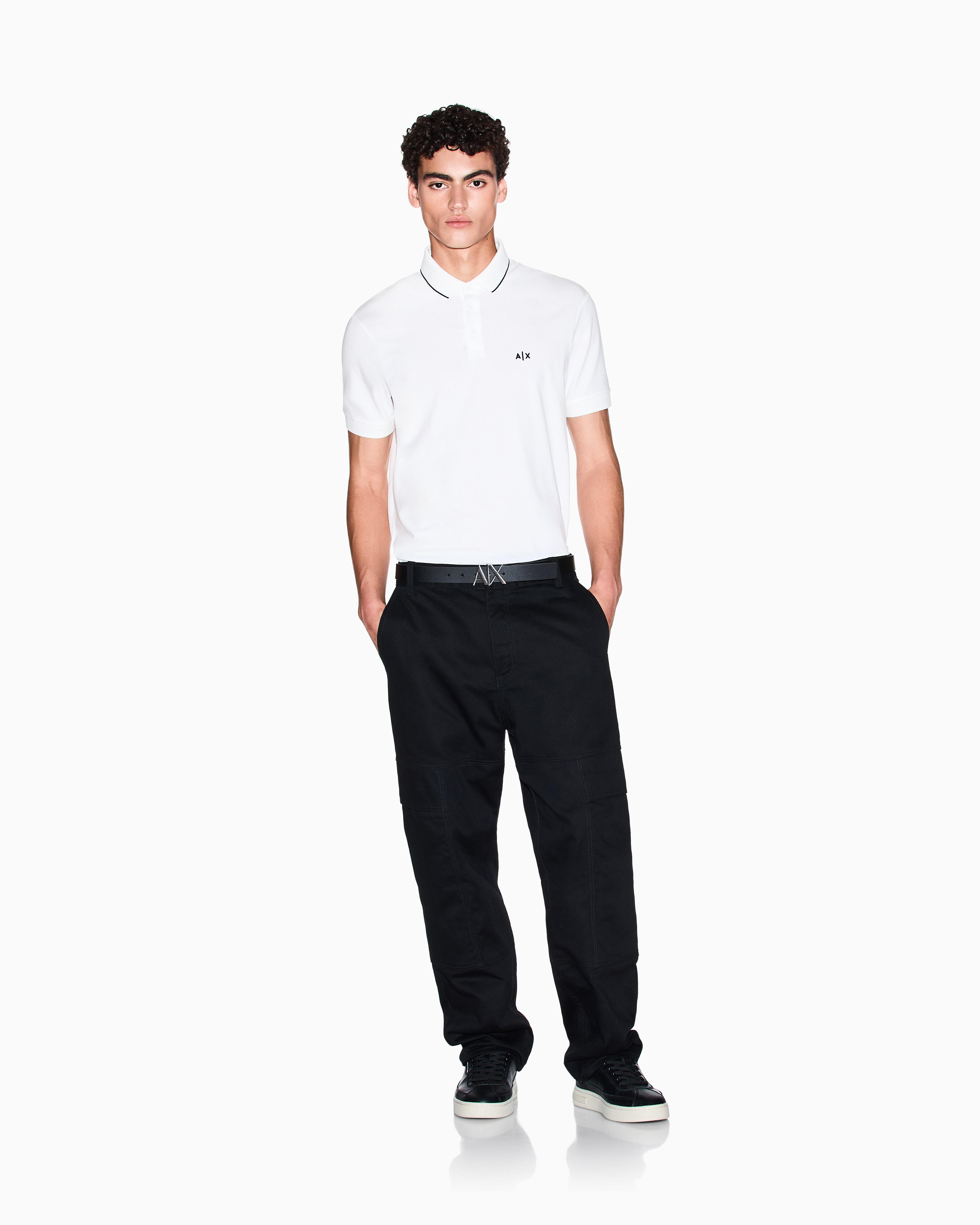 Men's White Essentials Polo Shirt