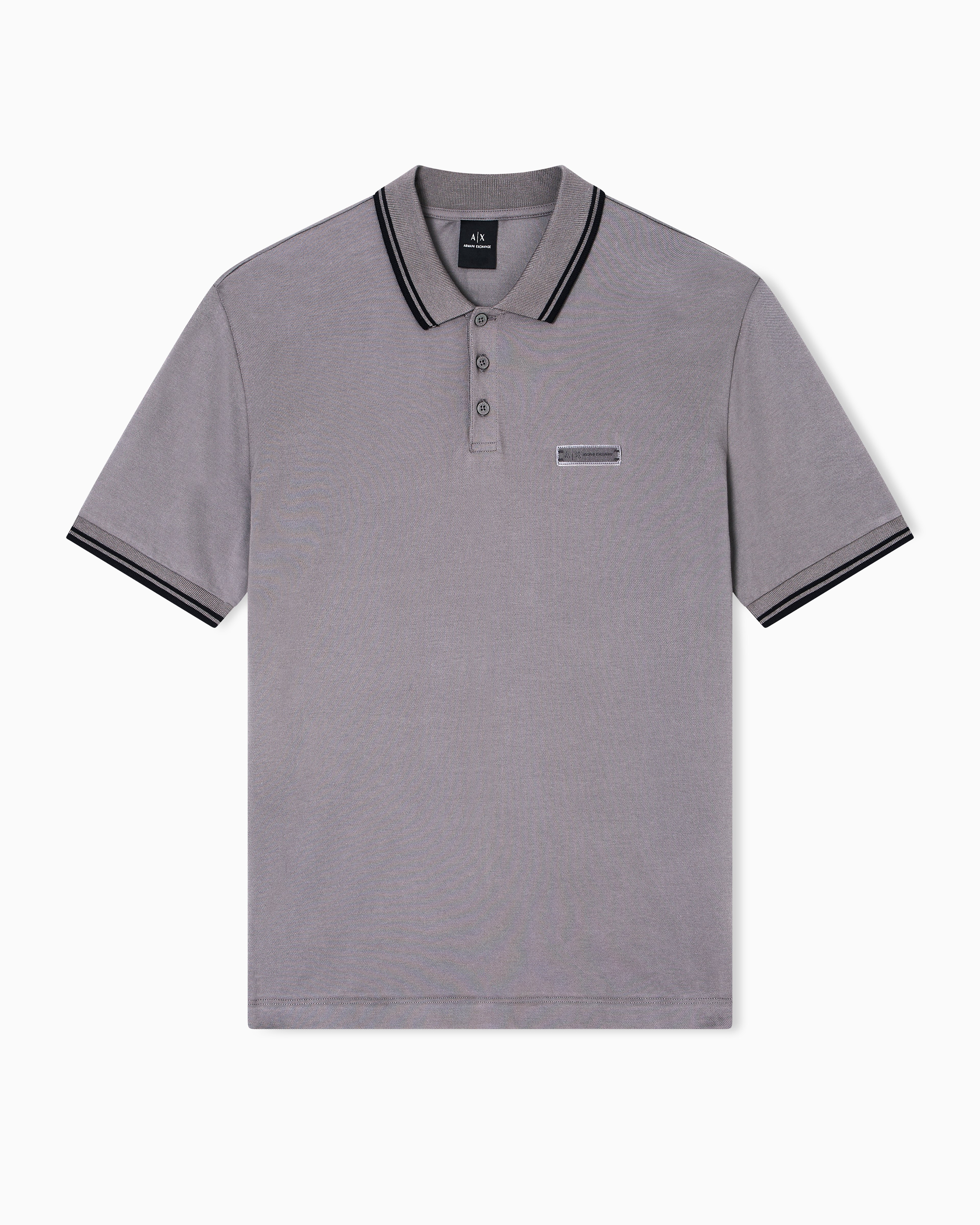 Men Grey Cozy Lab Regular Fit Polos