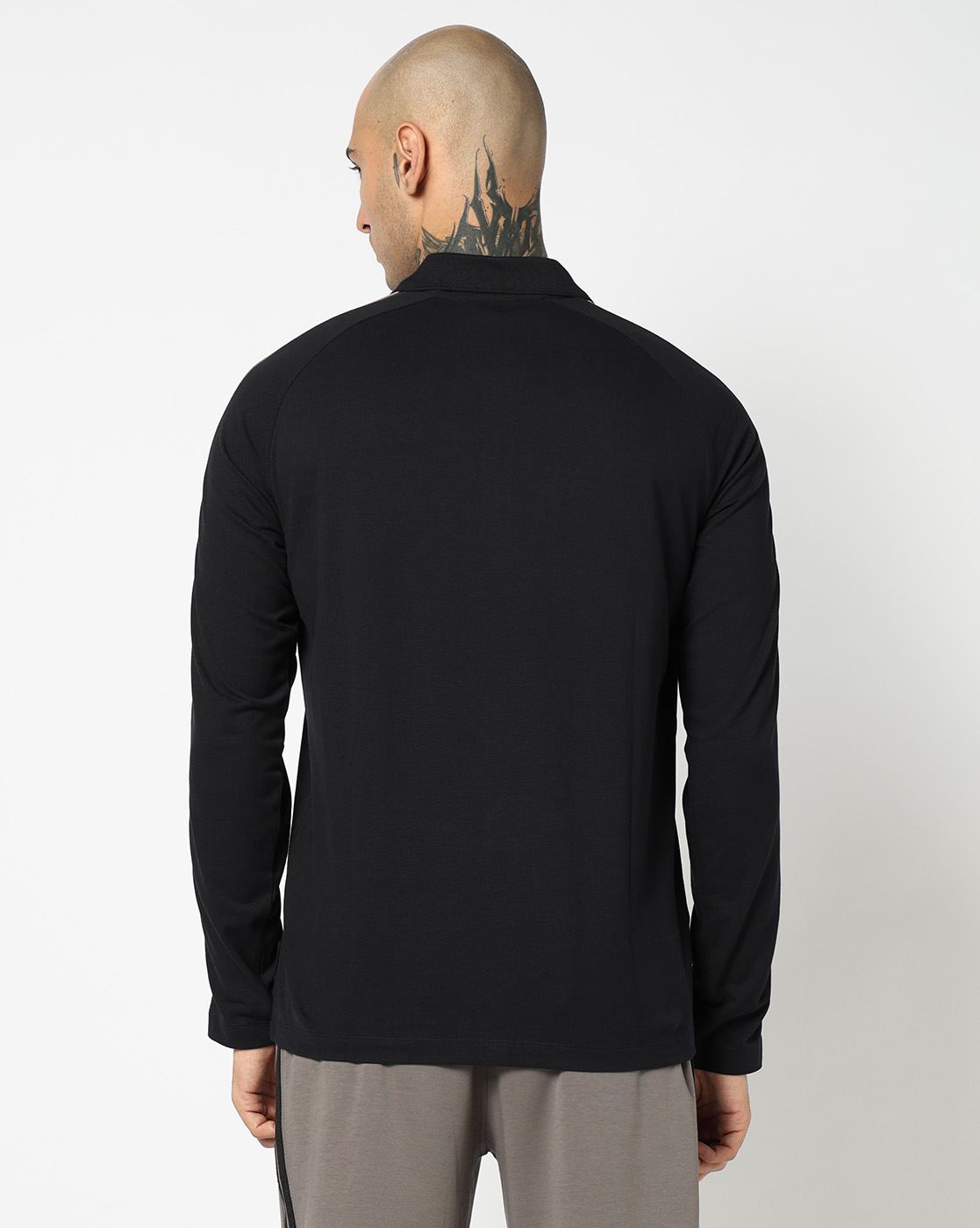 Men Blue Armani Classics Regular Fit Polos
