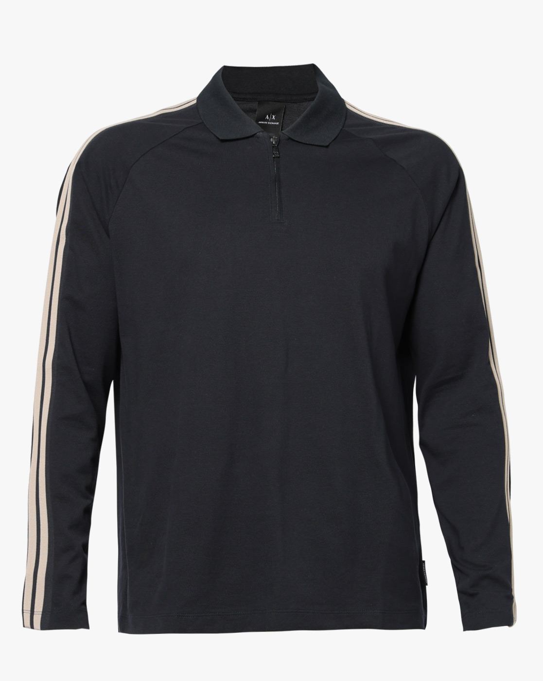Men Blue Armani Classics Regular Fit Polos
