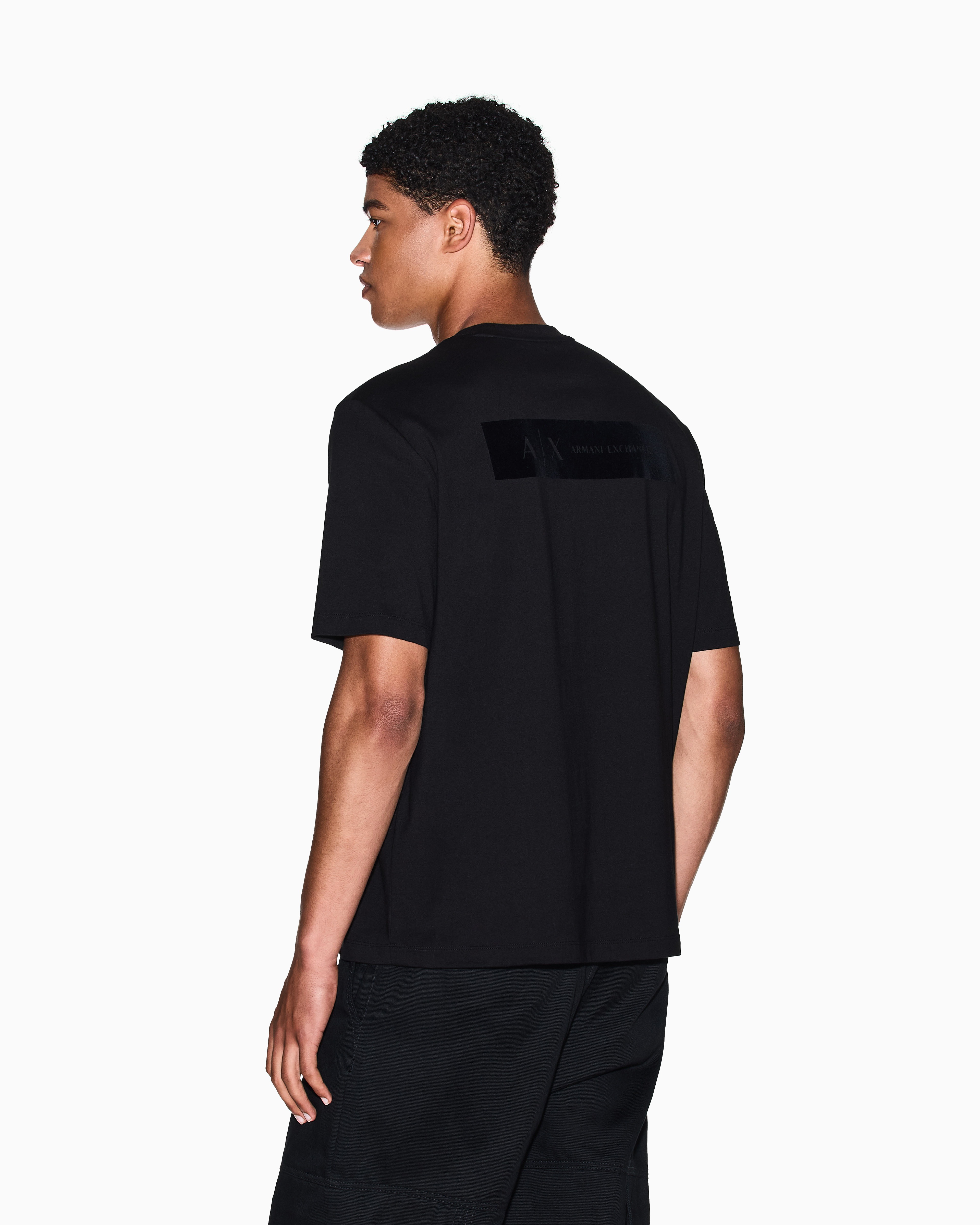 Men Black Cozy Lab Regular + Fit T-Shirts