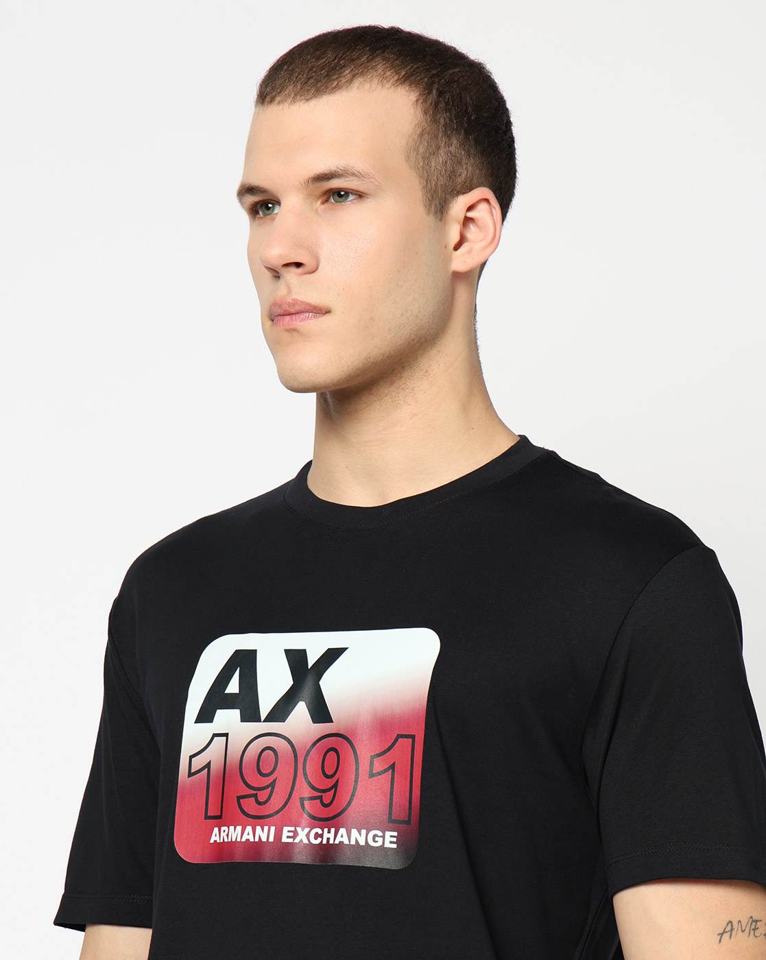 Men Blue Retro Sports Regular Fit T-Shirts