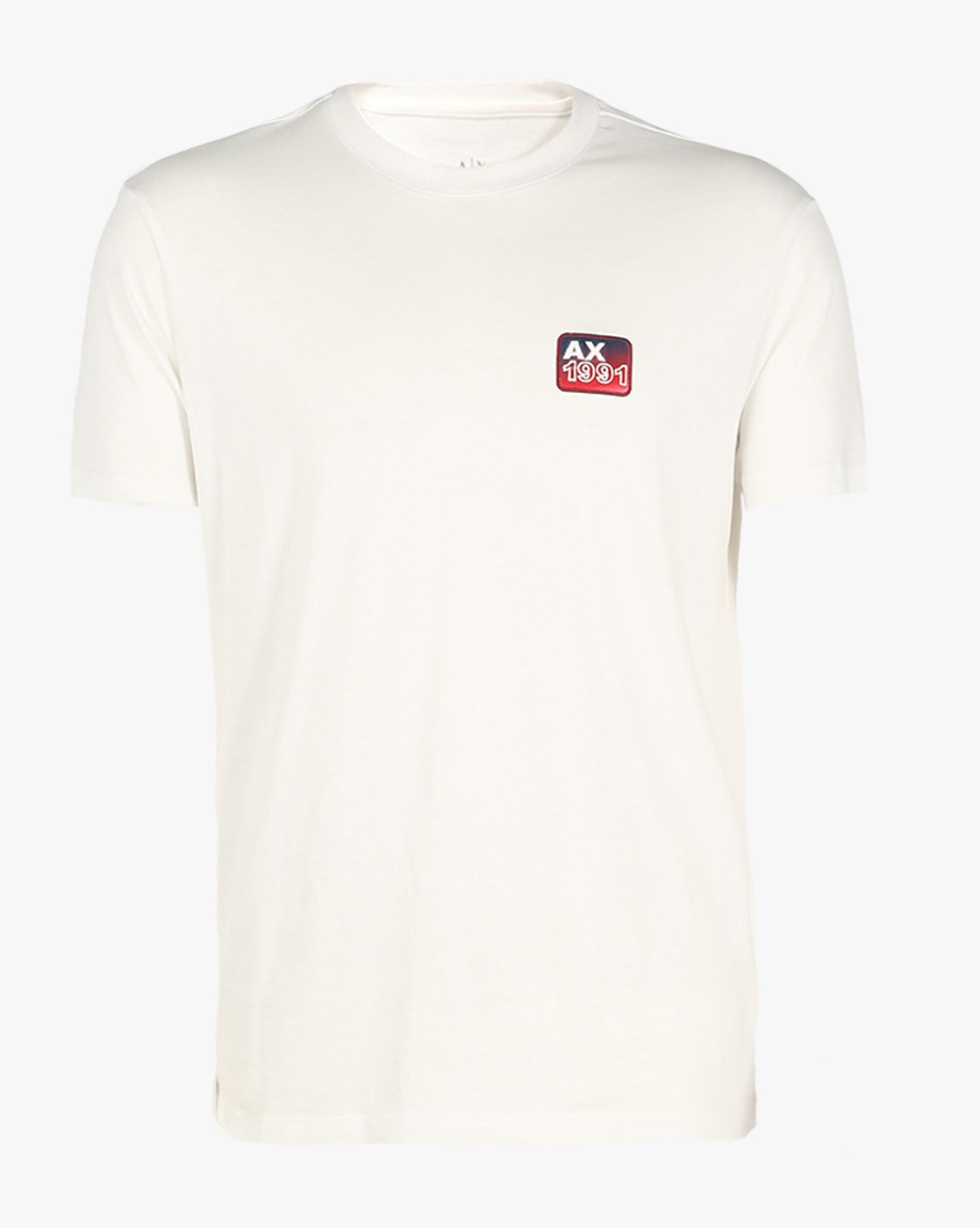 Men White Retro Sports Regular Fit T-Shirts