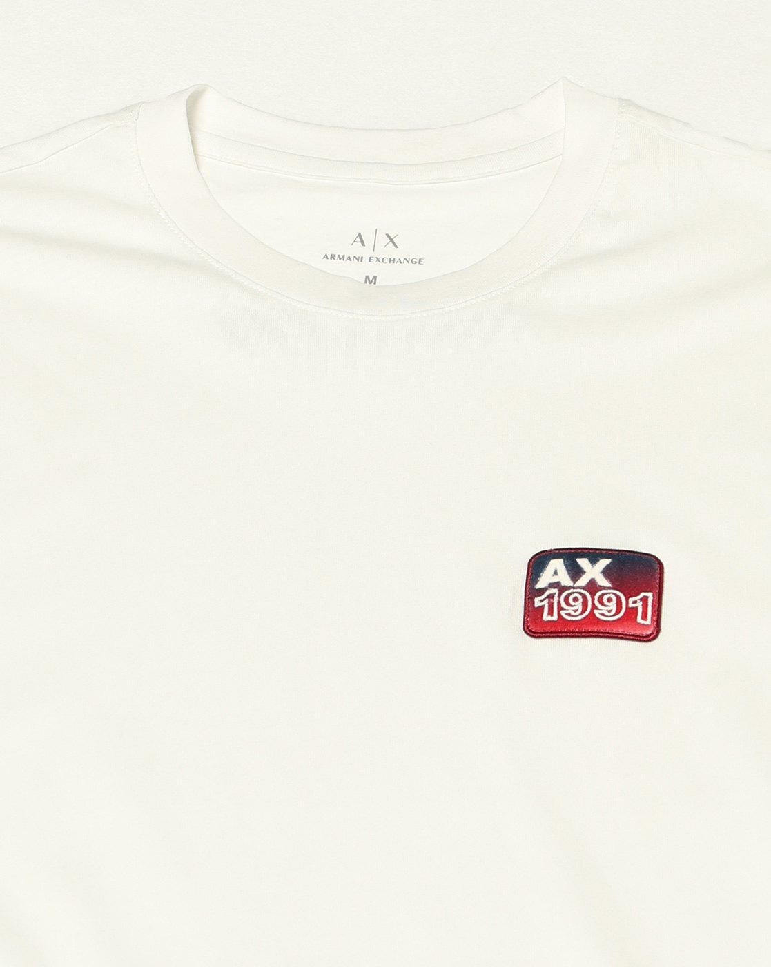 Men White Retro Sports Regular Fit T-Shirts