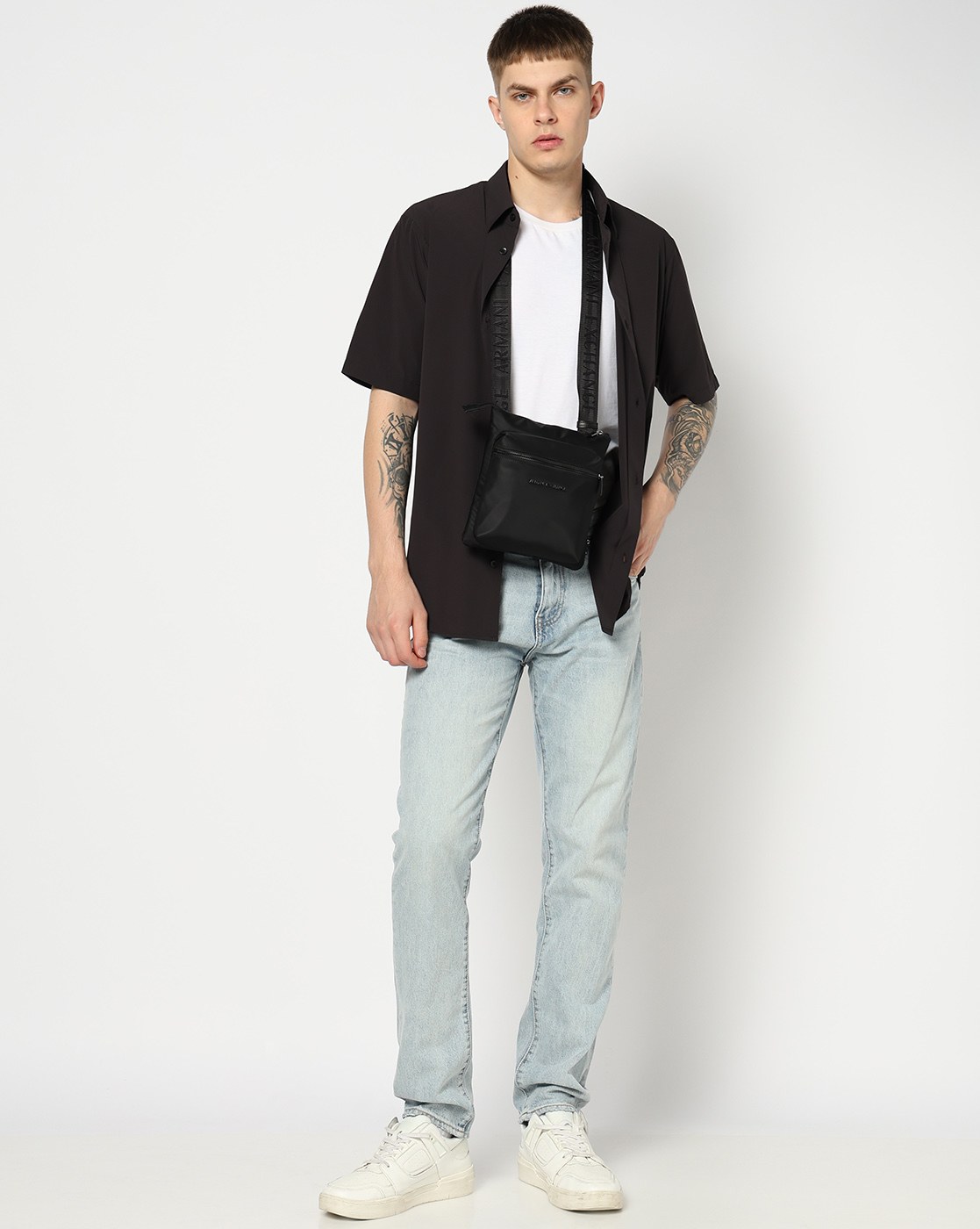 Men Black Commuting Regular Fit Casual Shirts