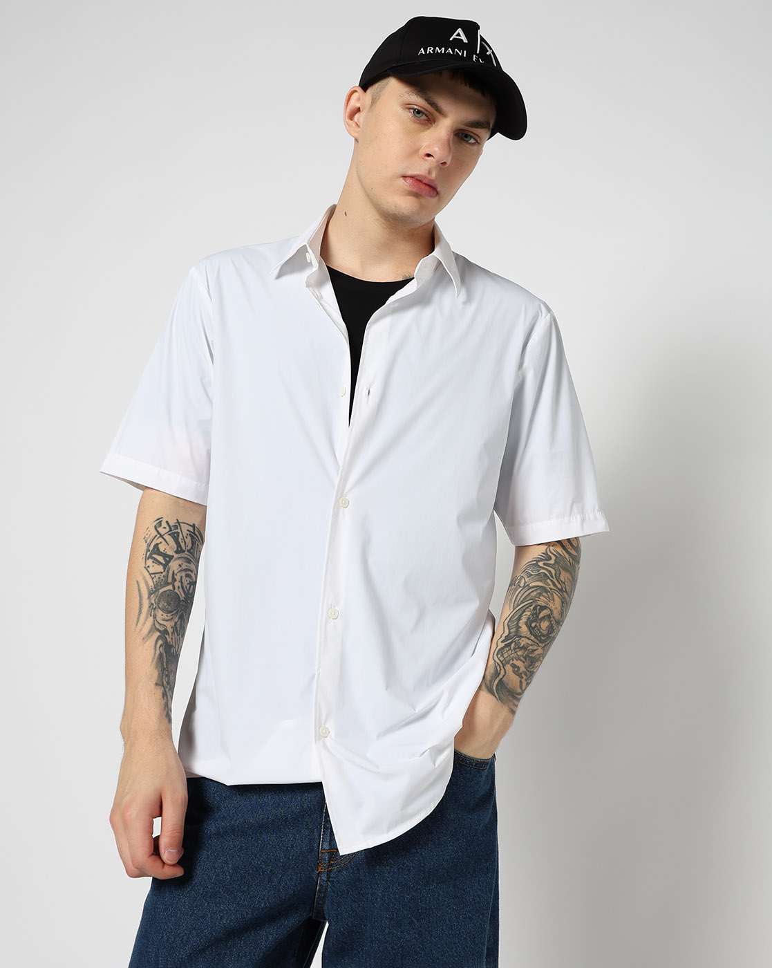 Men White Commuting Regular Fit Casual Shirts