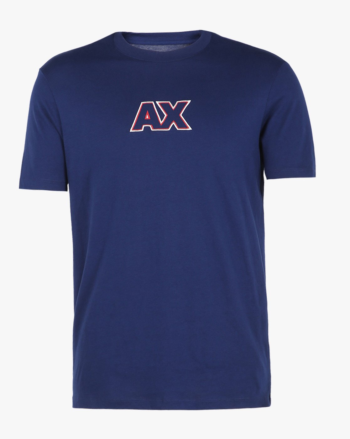 Men Blue Retro Sports Regular Fit T-Shirts