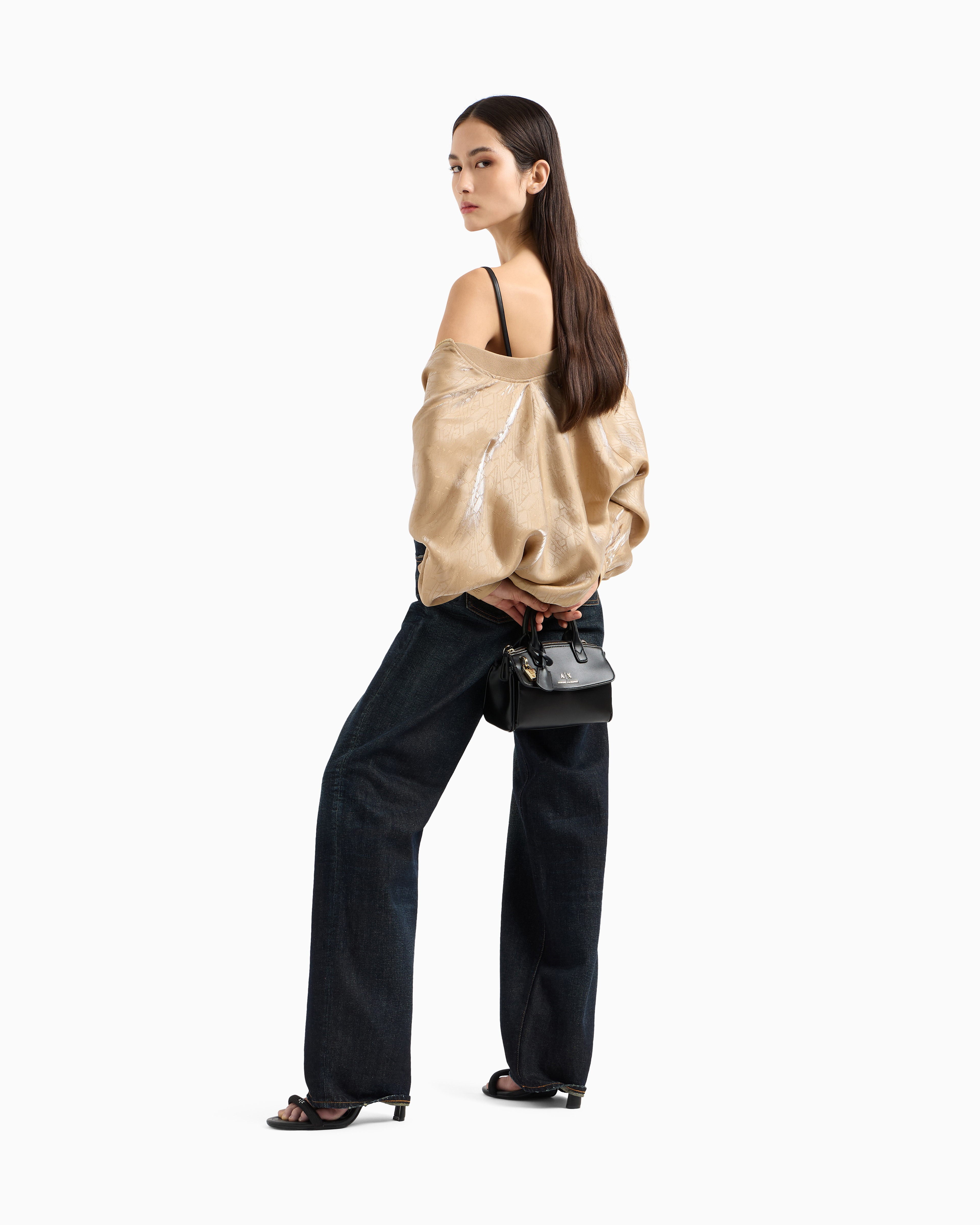 Women's Black Jane Shopping Bag