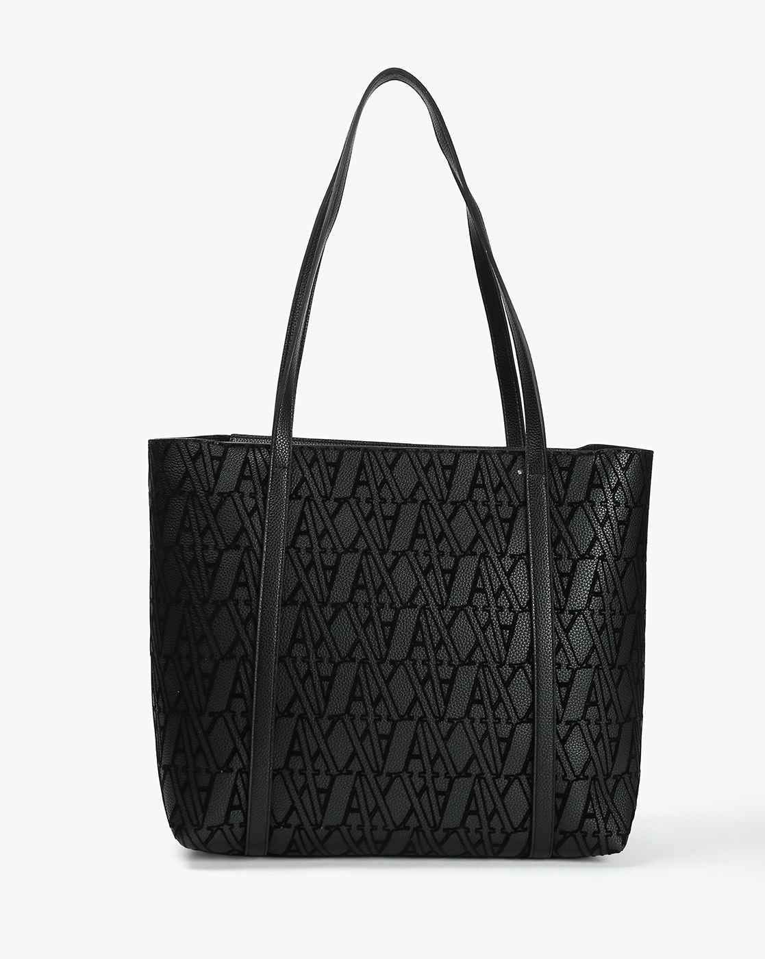 Women's Black Sylvie Shopping Bag