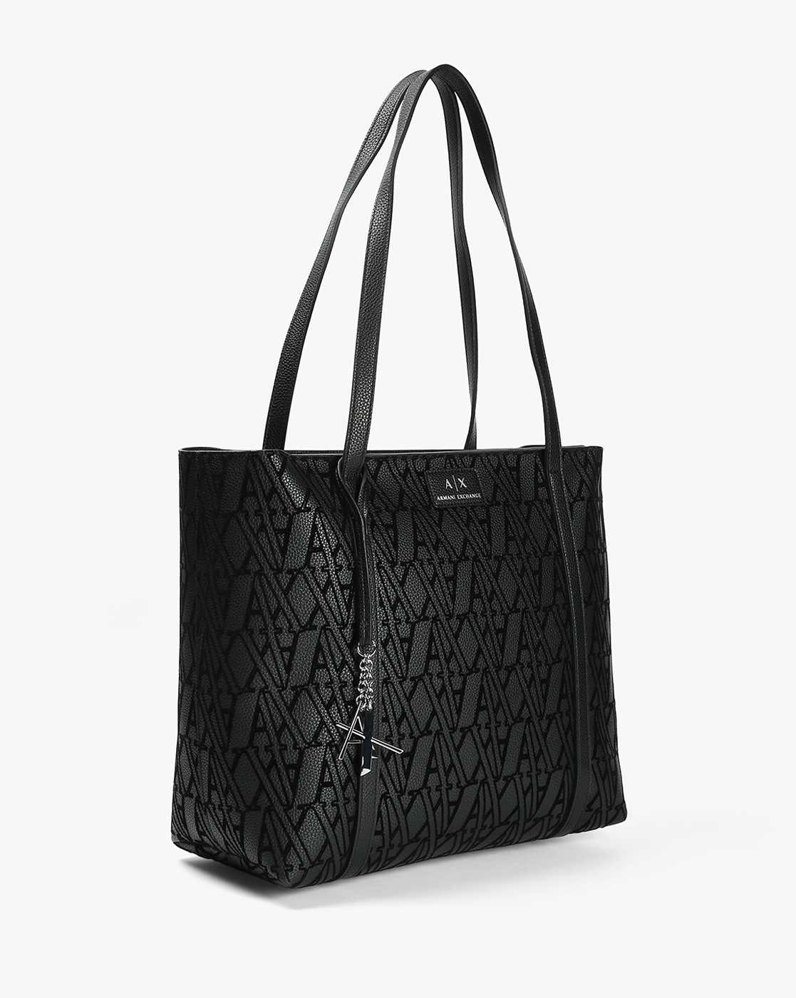 Women's Black Sylvie Shopping Bag