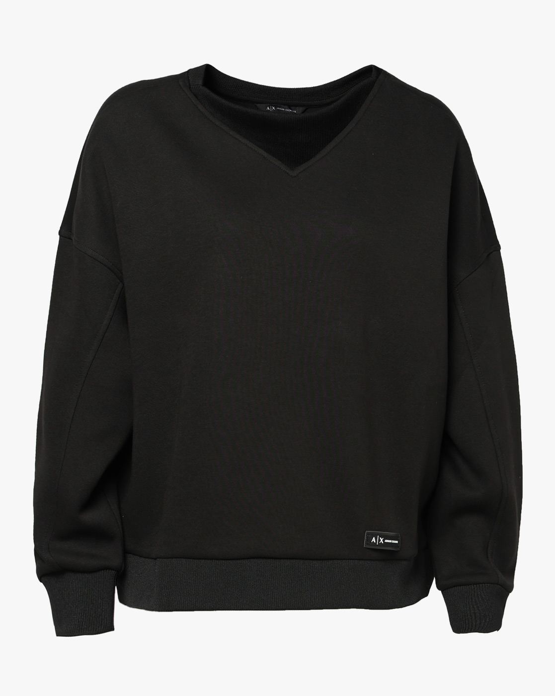 Women Black Cozy Lab Oversized Fit Sweatshirts