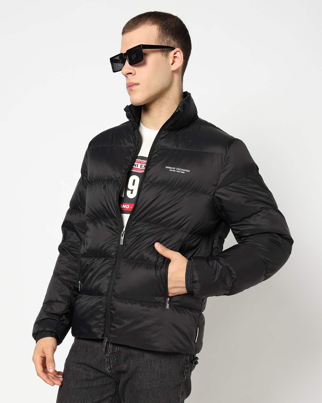 Men's Black Milano New York Down Jacket