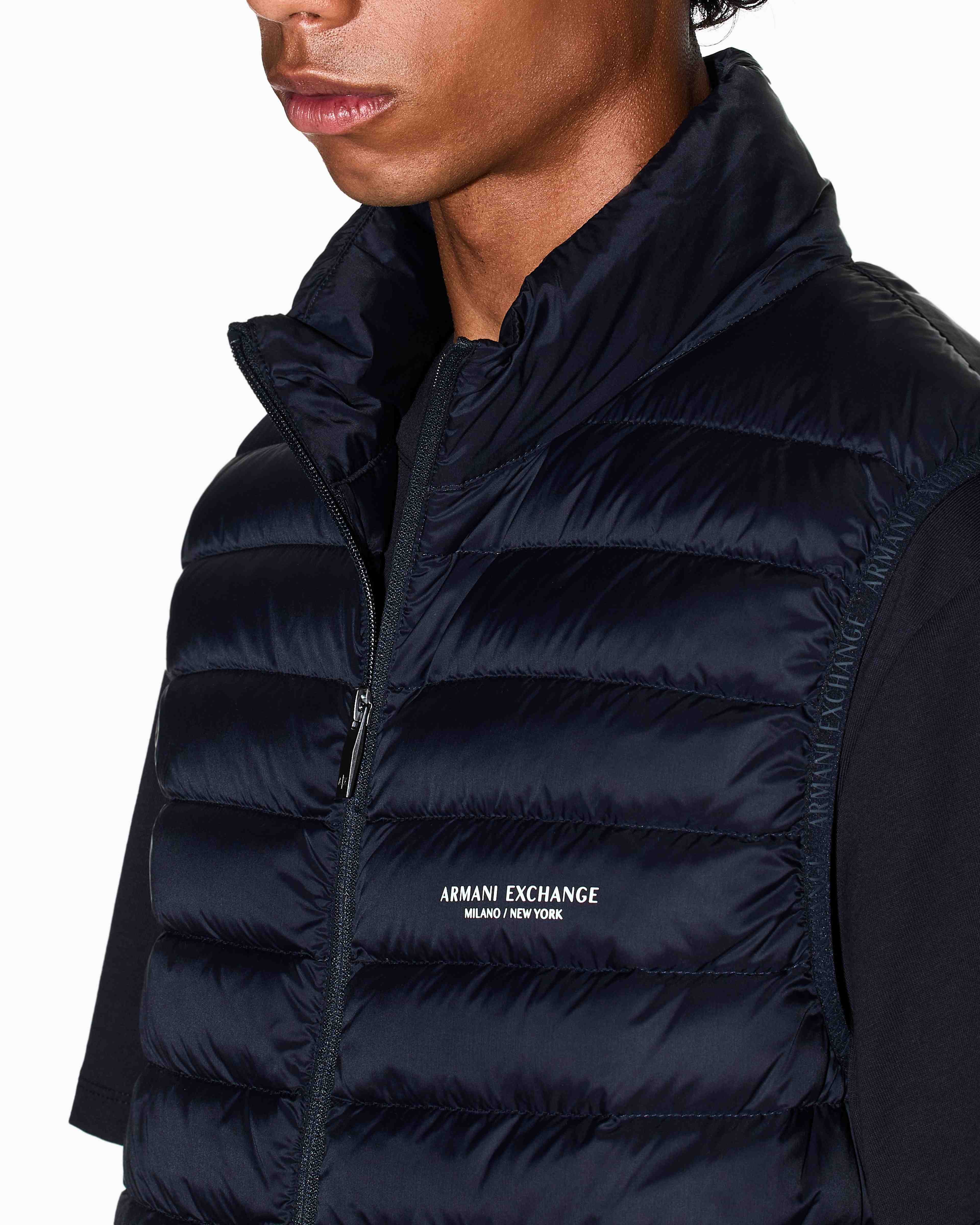 Men's Blue Milano New York Down Waistcoat