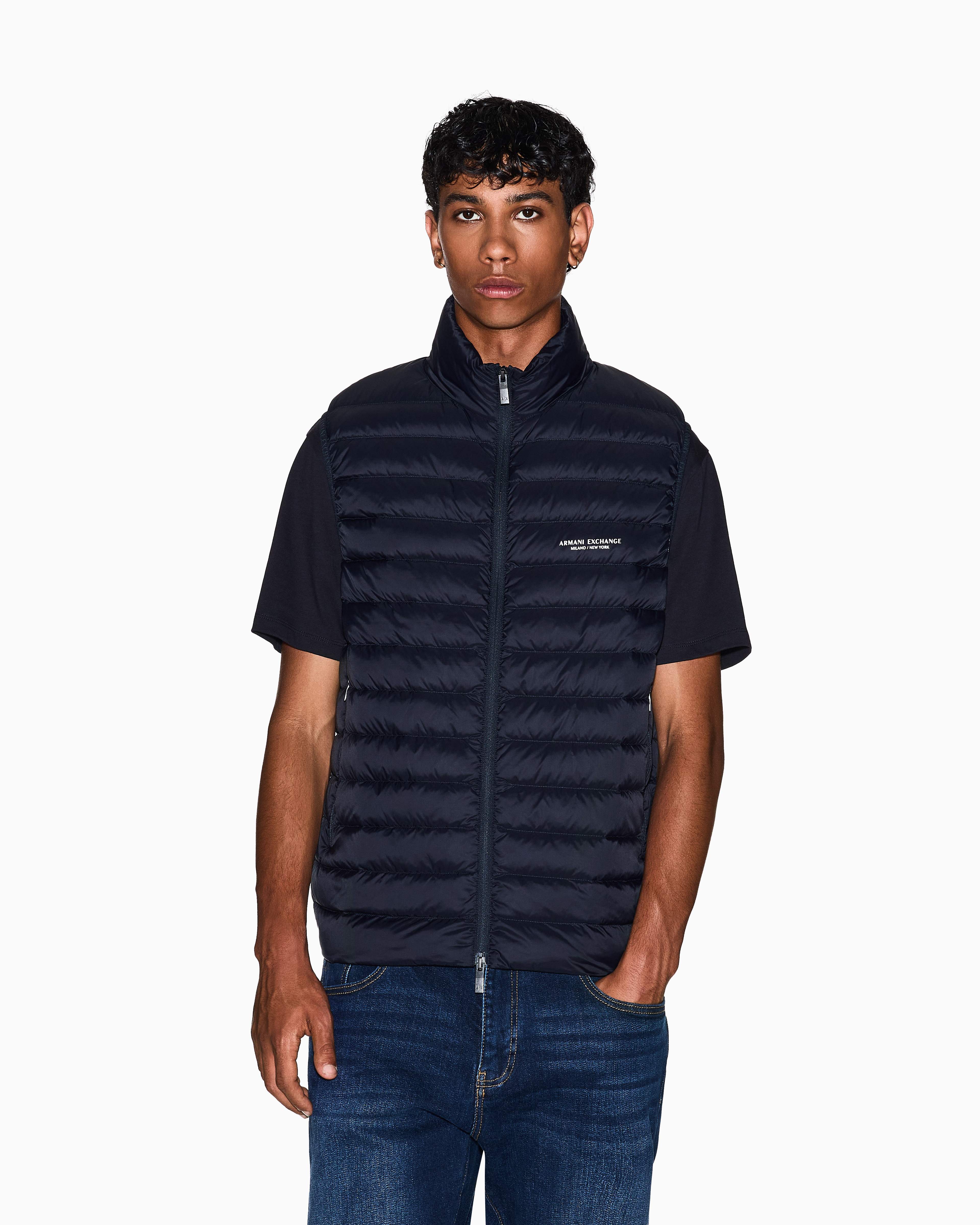 Men's Blue Milano New York Down Waistcoat